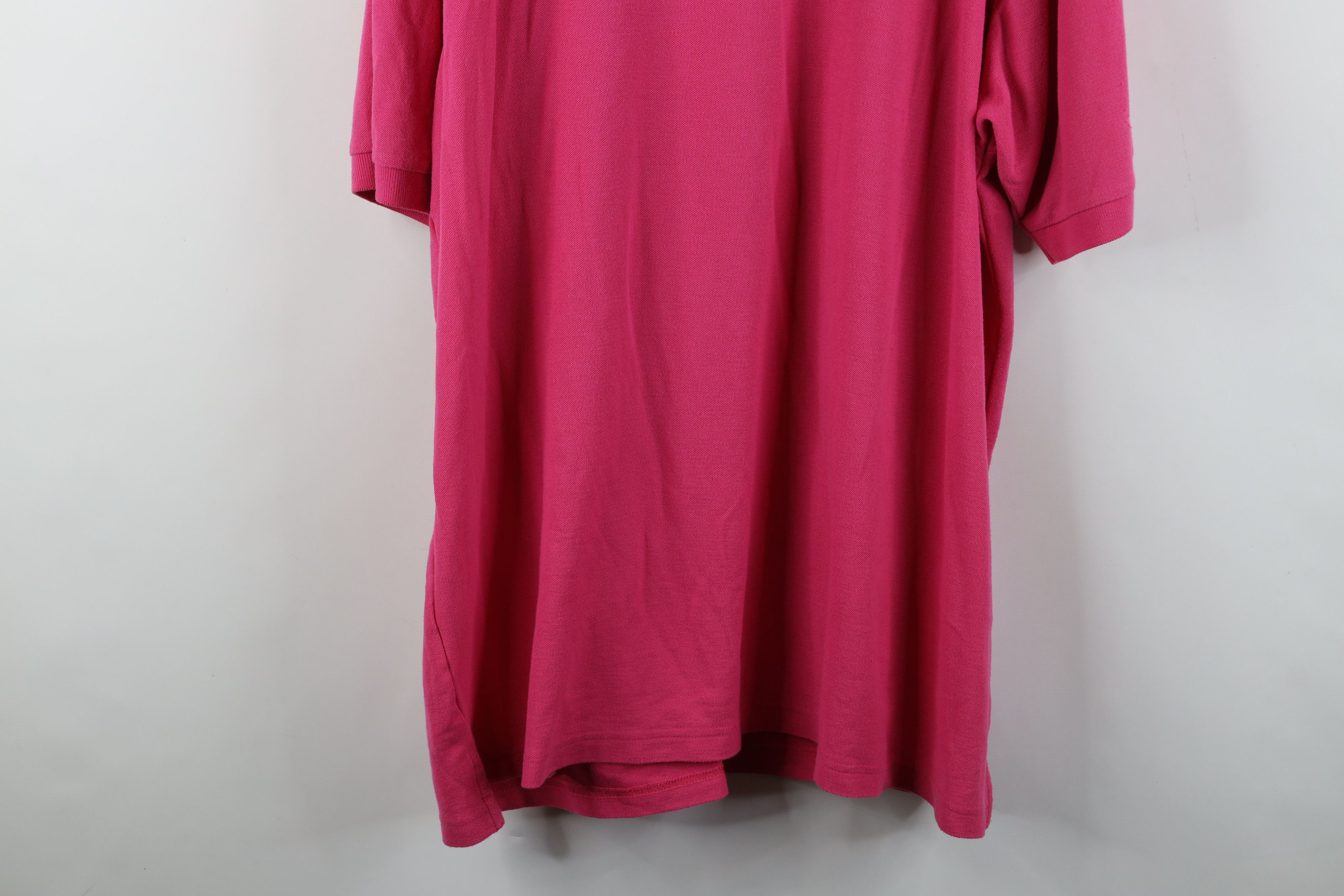Vintage Vintage 90s Y2K Motors Car Collared Golf Polo Shirt Pink Size US XXL / EU 58 / 5 - 14 Thumbnail