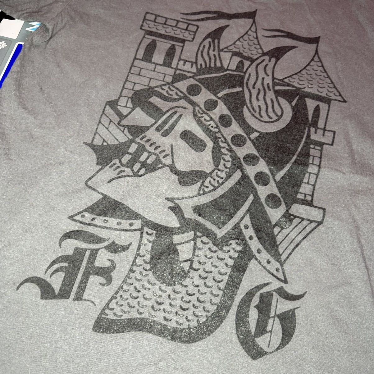 Other Fra Ink N’ Roll Tattoo Skull Tee Dark Grey Large Used Size US L / EU 52-54 / 3 - 2 Thumbnail