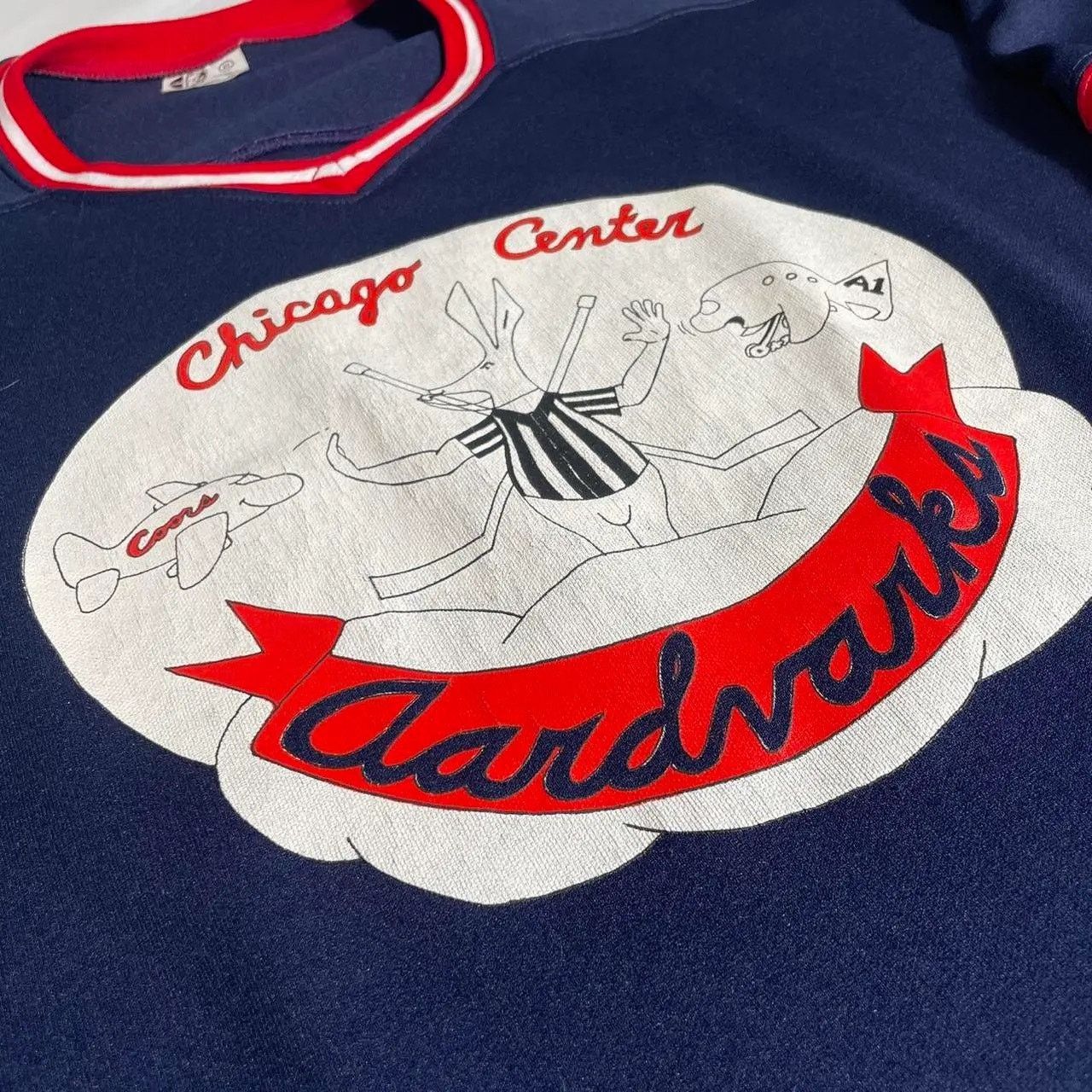 Vintage Vtg Hockey Jersey Chicago Center Aardvarks - Size XL Size US XL / EU 56 / 4 - 4 Thumbnail
