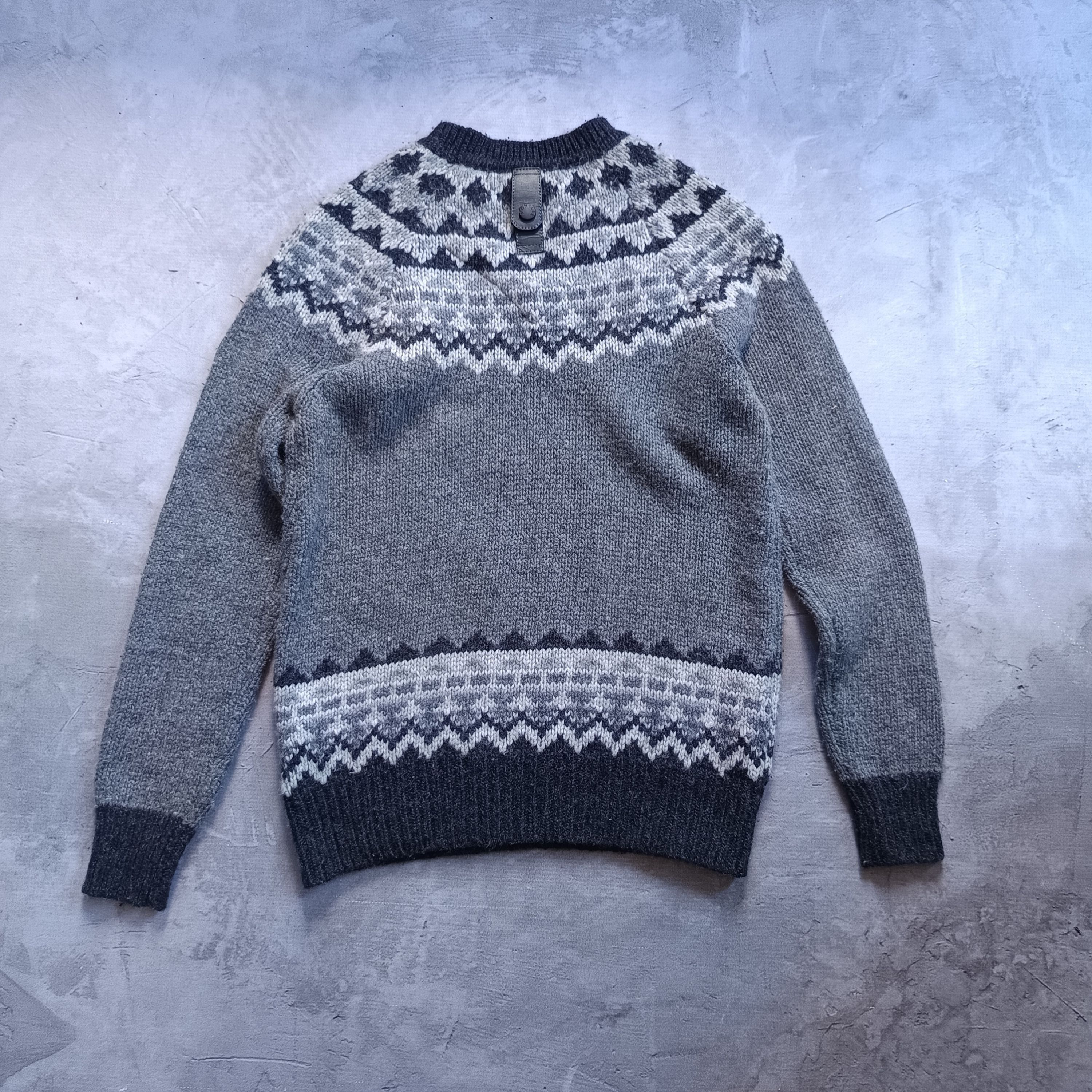 Moncler Moncler Fair Isle Knit Sweater Size US M / EU 48-50 / 2 - 2 Thumbnail