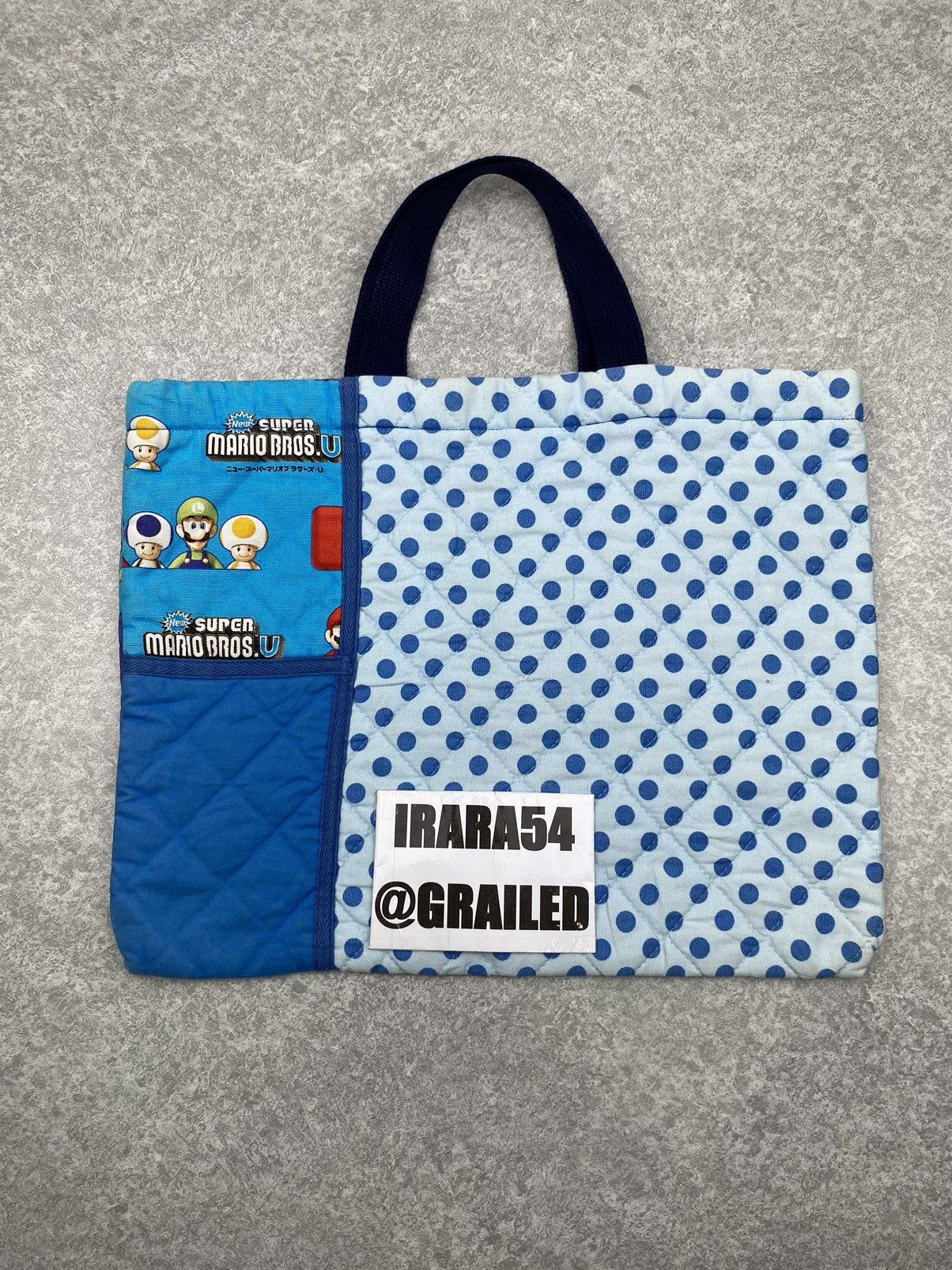 Japanese Brand Super Mario Bros Totebag B146 Size ONE SIZE - 5 Thumbnail