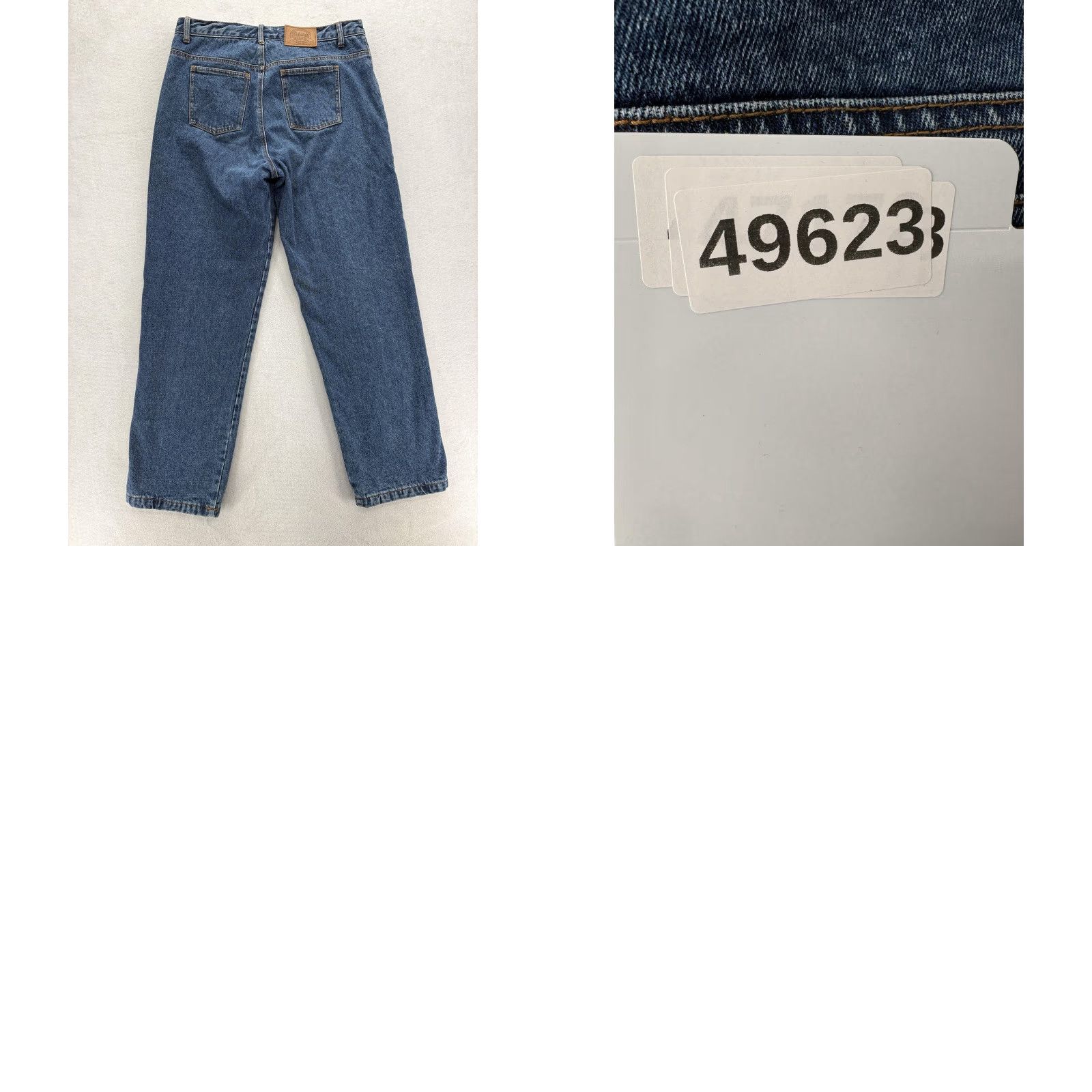 Vintage VINTAGE Cabelas Flannel Lined Jeans Womens 14 Blue Medium Wash Relaxed Denim Winter Work Size 36" / US 14 / IT 50 - 9 Thumbnail