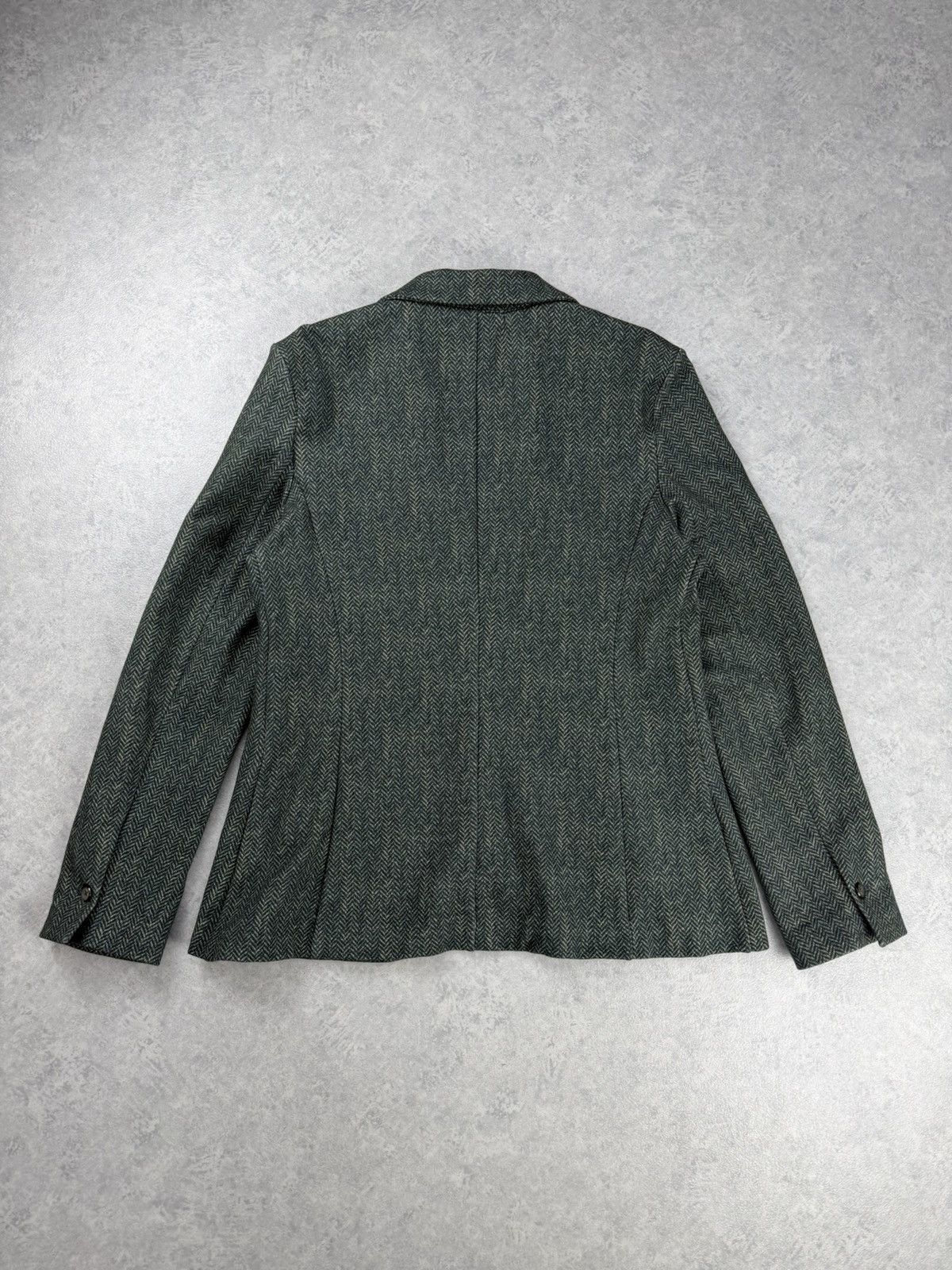 Circolo 1901 Circolo 1901 Womens Jersey Blazer Green Herringbone Size 46 Size L / US 10 / IT 46 - 13 Thumbnail