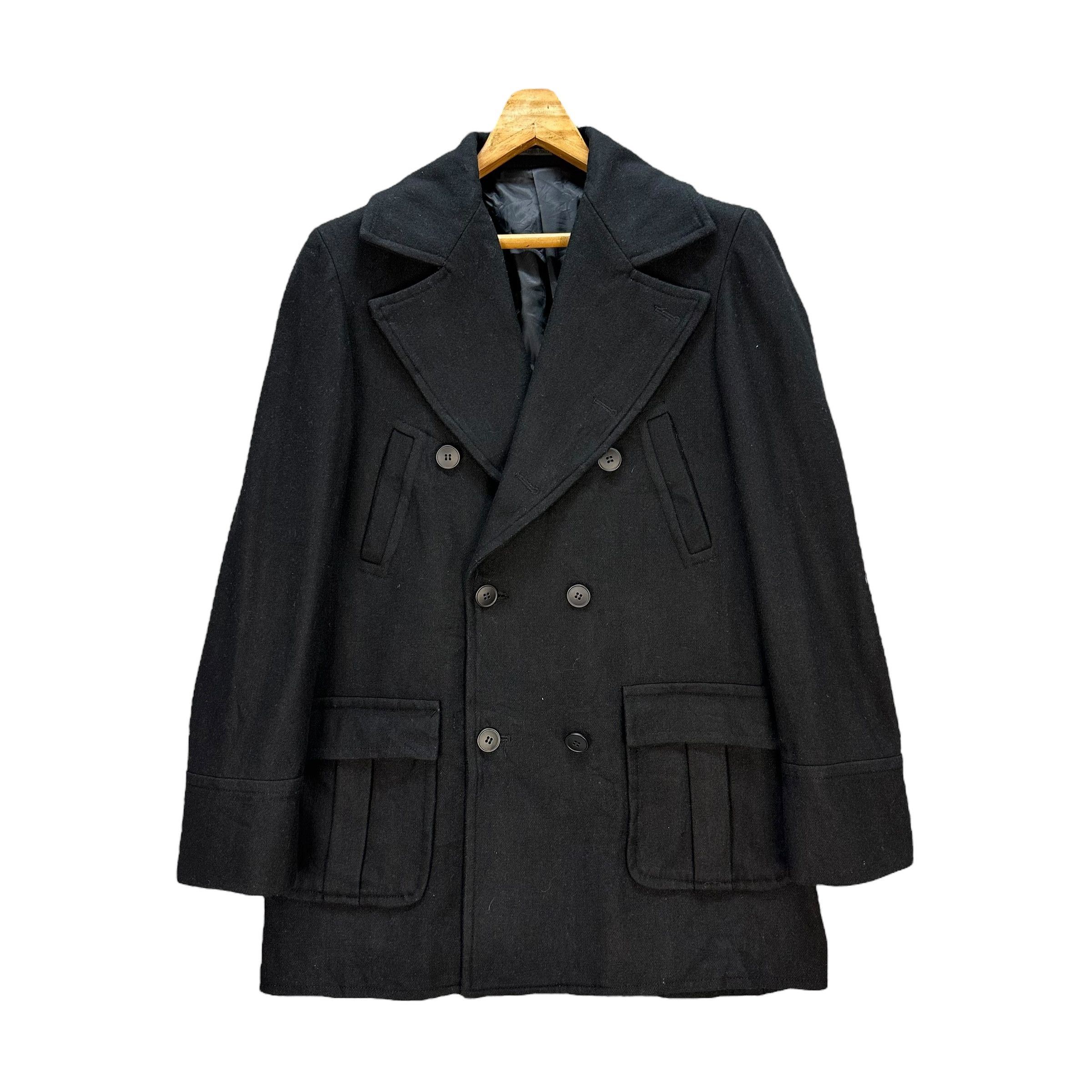 Alexander McQueen ALEXANDER MCQUEEN Double Breast Wool Coat #A40-0905 Size US M / EU 48-50 / 2 - 1 Thumbnail