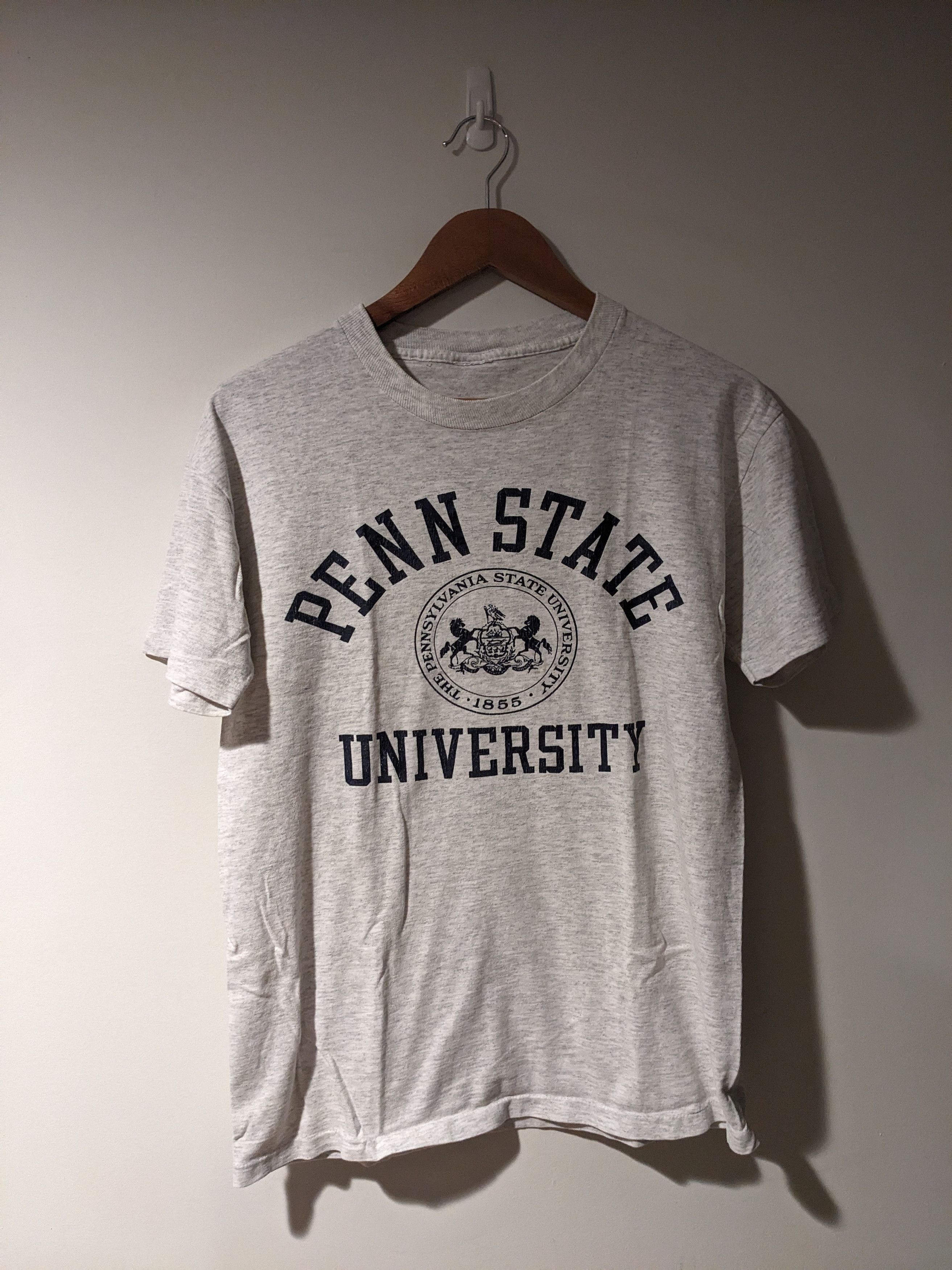 Vintage Vintage 90s Penn State University Nittany Lion T-Shirt Size US S / EU 44-46 / 1 - 1 Thumbnail