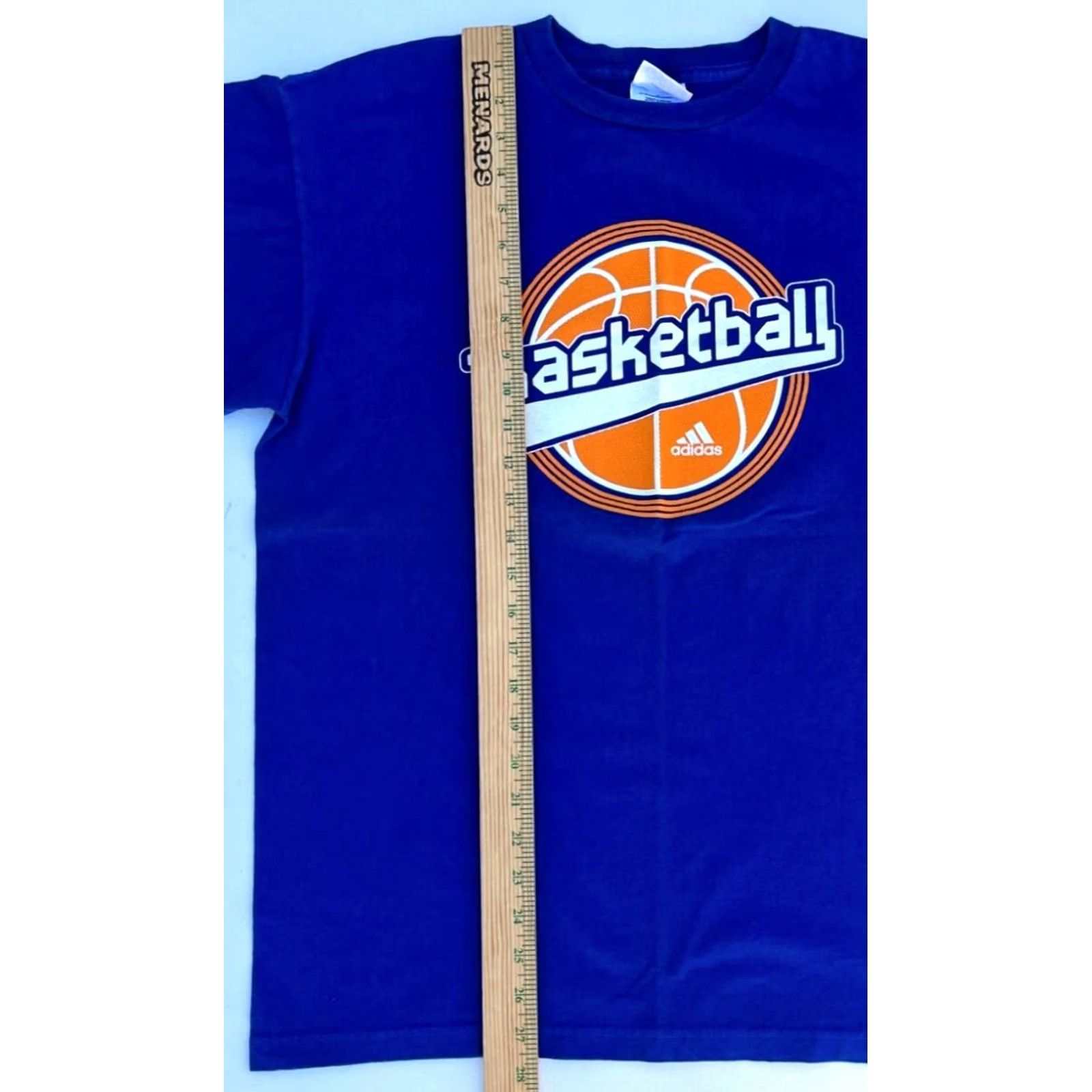 Adidas Adidas Men’s Vintage Basketball T-Shirt Sz L Blue Cotton Crew Neck Short Sleeve 2004 Vintage Sports Mens Size US L / EU 52-54 / 3 - 7 Thumbnail