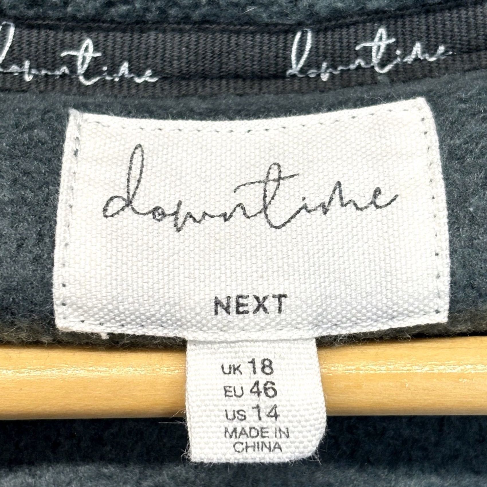 NEXT NEXT Downtime Fleece pullover 1/4 zip UK 18 womens green Skiing Activewear Sweatshirt Shirt Pullover Mens Womens Girls Size XXL / US 16-18 / IT 52-54 - 5 Thumbnail