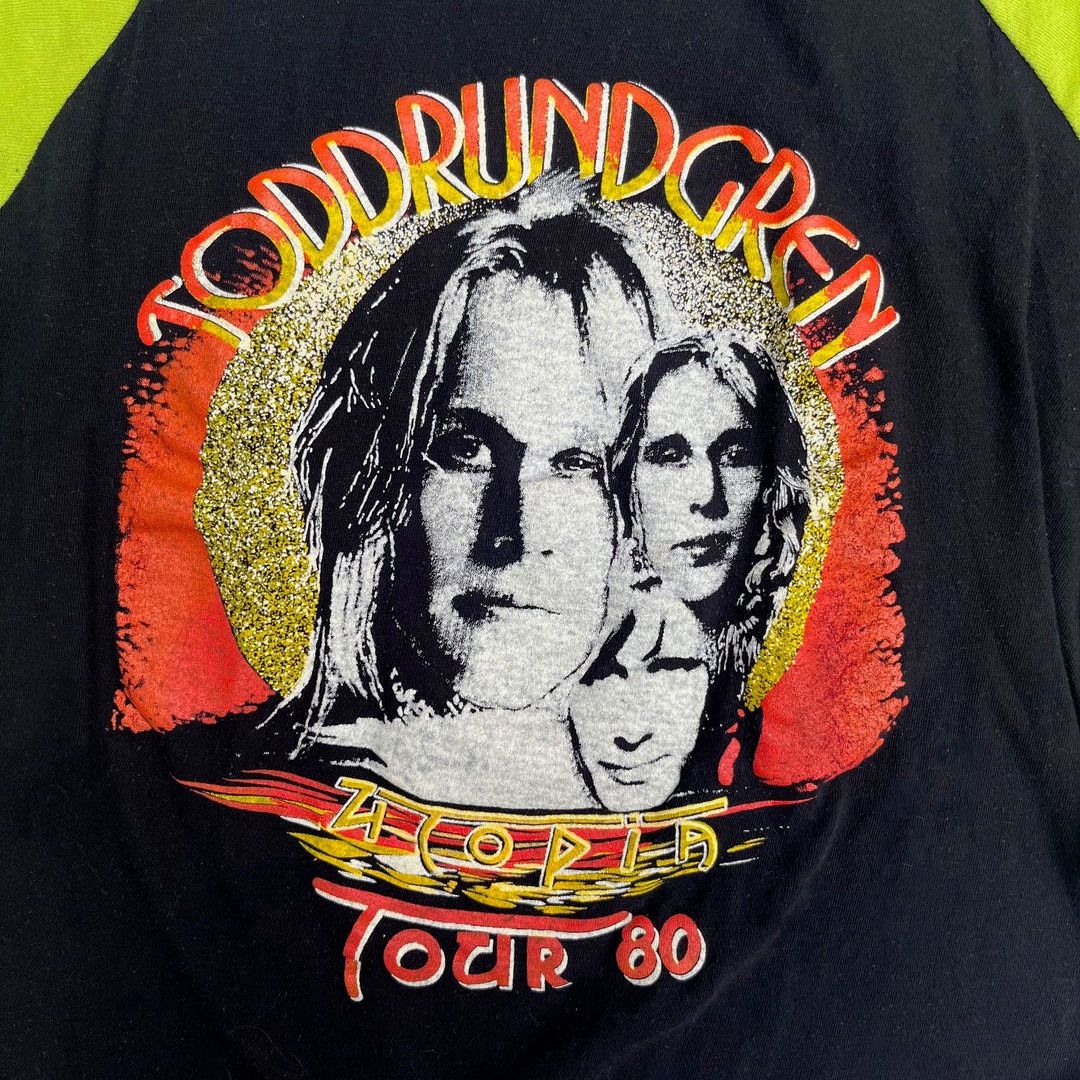 Band Tees × Vintage Todd Rundgren 1980 80s Vintage Utopia Band Concert T-Shirt Size US M / EU 48-50 / 2 - 3 Thumbnail