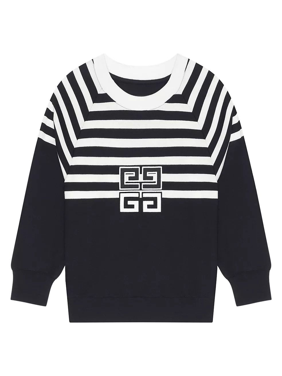 Givenchy o1w1db10325 Long Sleeves Sweatshirt in Black/White Size M / US 6-8 / IT 42-44 - 1 Preview