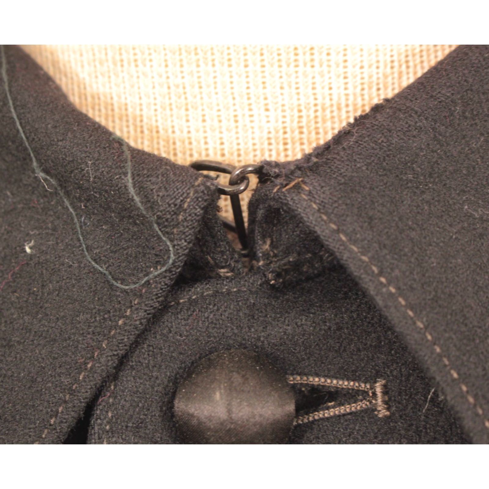 Vintage Edwardian Frock Coat Black Wool Sz M Men’s Vintage 1900s 1900s Edwardian Antique Coat Size US M / EU 48-50 / 2 - 7 Thumbnail