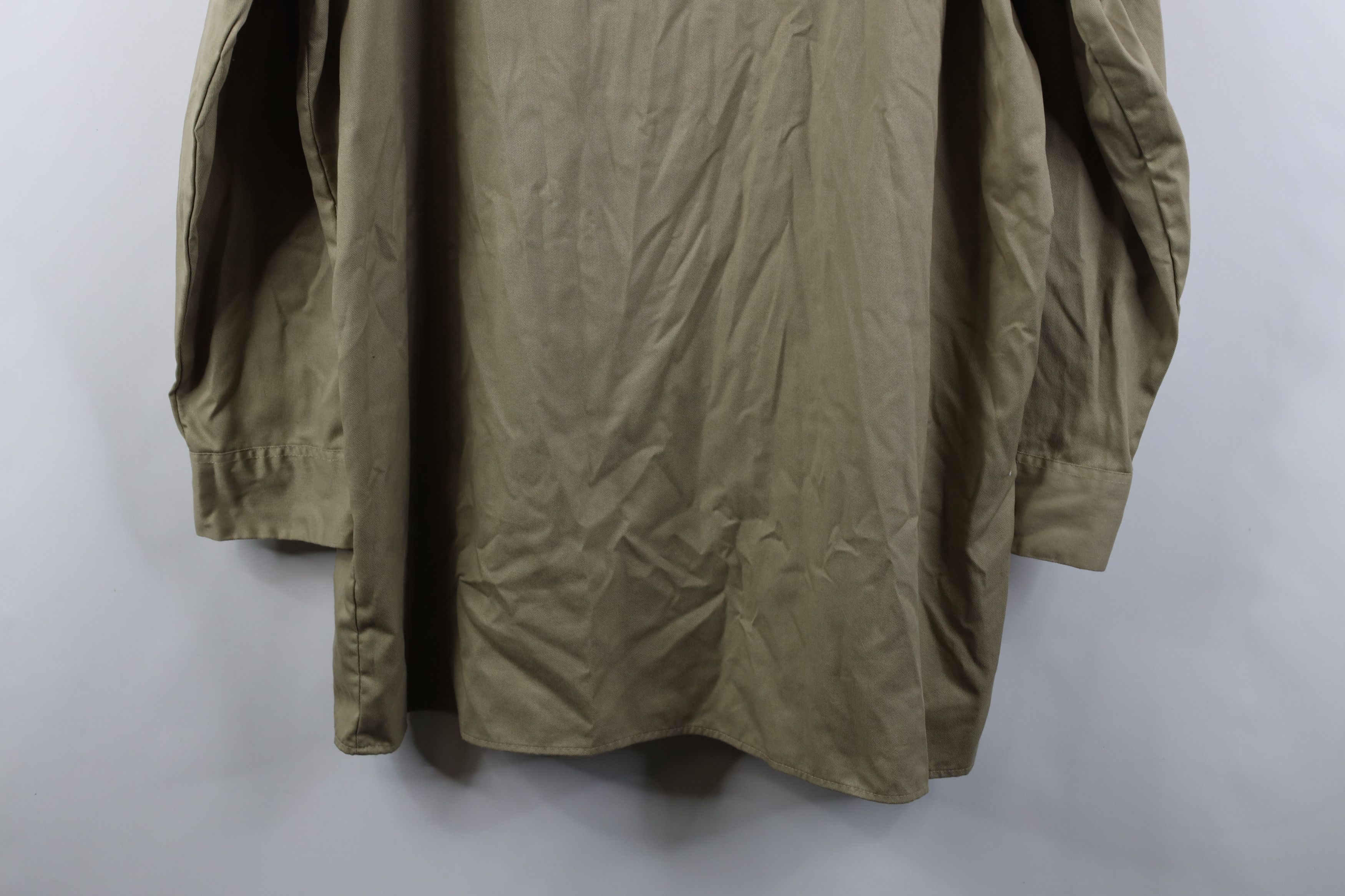 Dickies Vintage 90s Dickies Mechanic Long Sleeve Button Shirt Size US XL / EU 56 / 4 - 13 Thumbnail