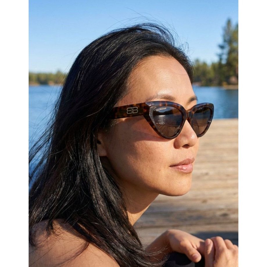 Balenciaga NEW BALENCIAGA BB0270S 002 SUNGLASSES HAVANA CAT EYE WOMEN Size ONE SIZE - 2 Thumbnail
