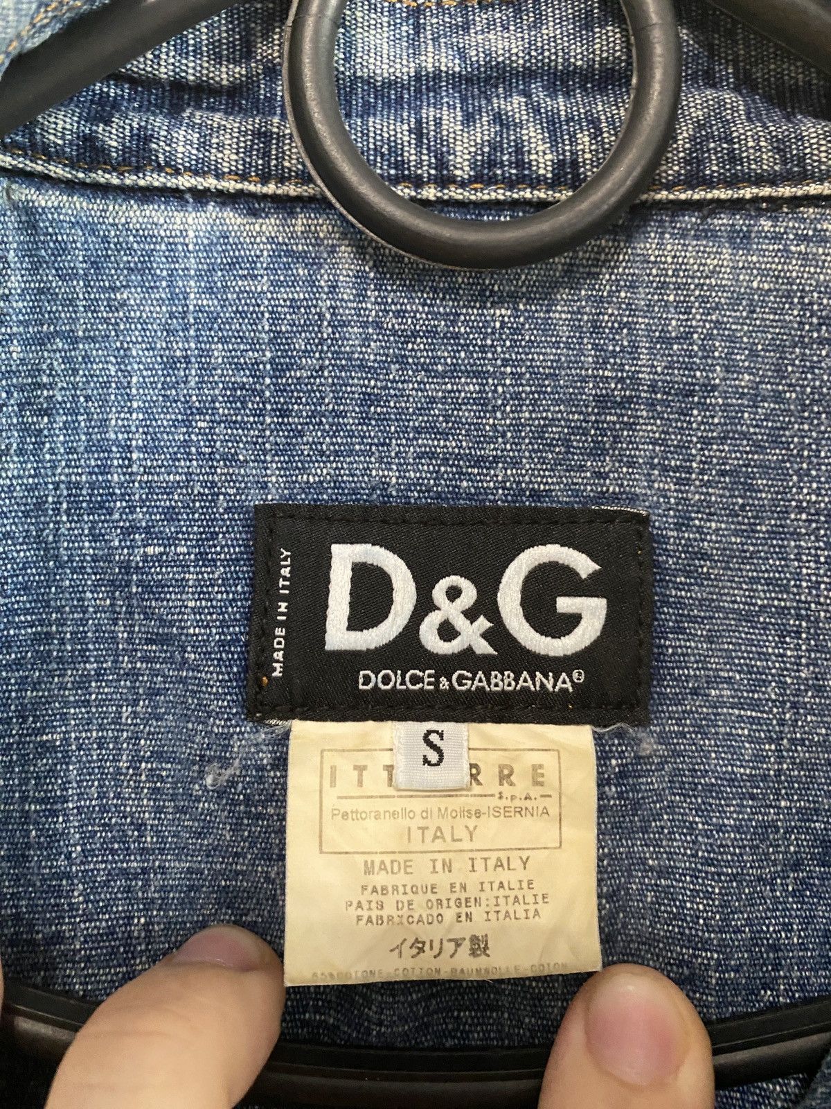 Dolce & Gabbana × Vintage Vintage Dolce Gabbana Women Denim Jacket Italy Size S / US 4 / IT 40 - 3 Thumbnail