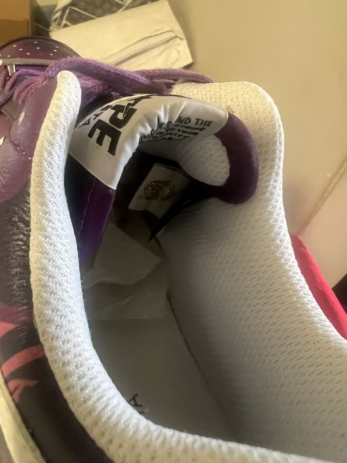 Bape A bathing ape Bape Bapesta purple camo sneakers size 10 Size US 10 / EU 43 - 19 Thumbnail