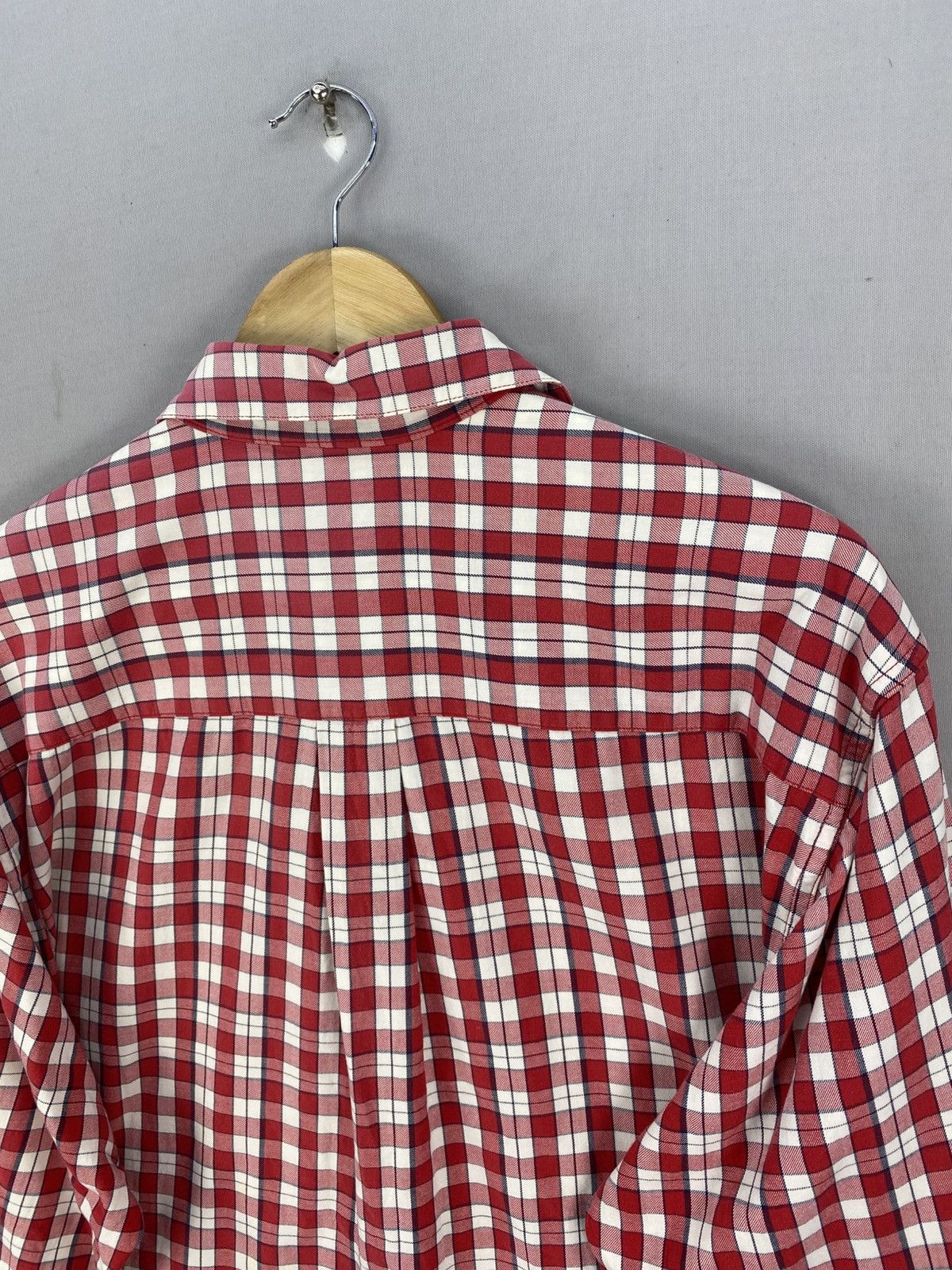 Eddie Bauer Eddie Bauer Gingham Pattern Check Flannel Shirts Button Up Size US XL / EU 56 / 4 - 5 Thumbnail