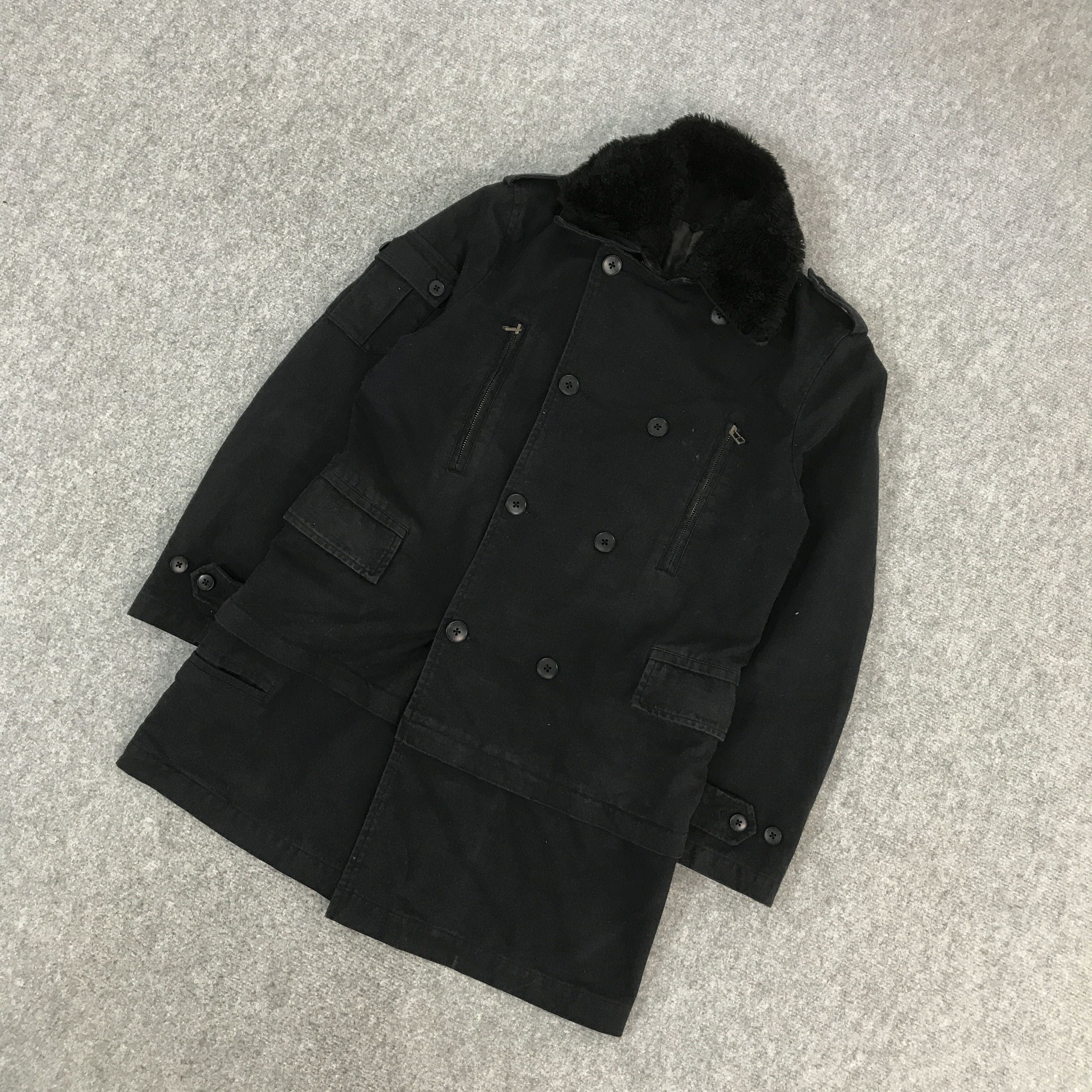 Takeo Kikuchi TAKEO KIKUCHI BLACK JACKET DOUBLE BREASTED DESIGN Size US L / EU 52-54 / 3 - 5 Thumbnail