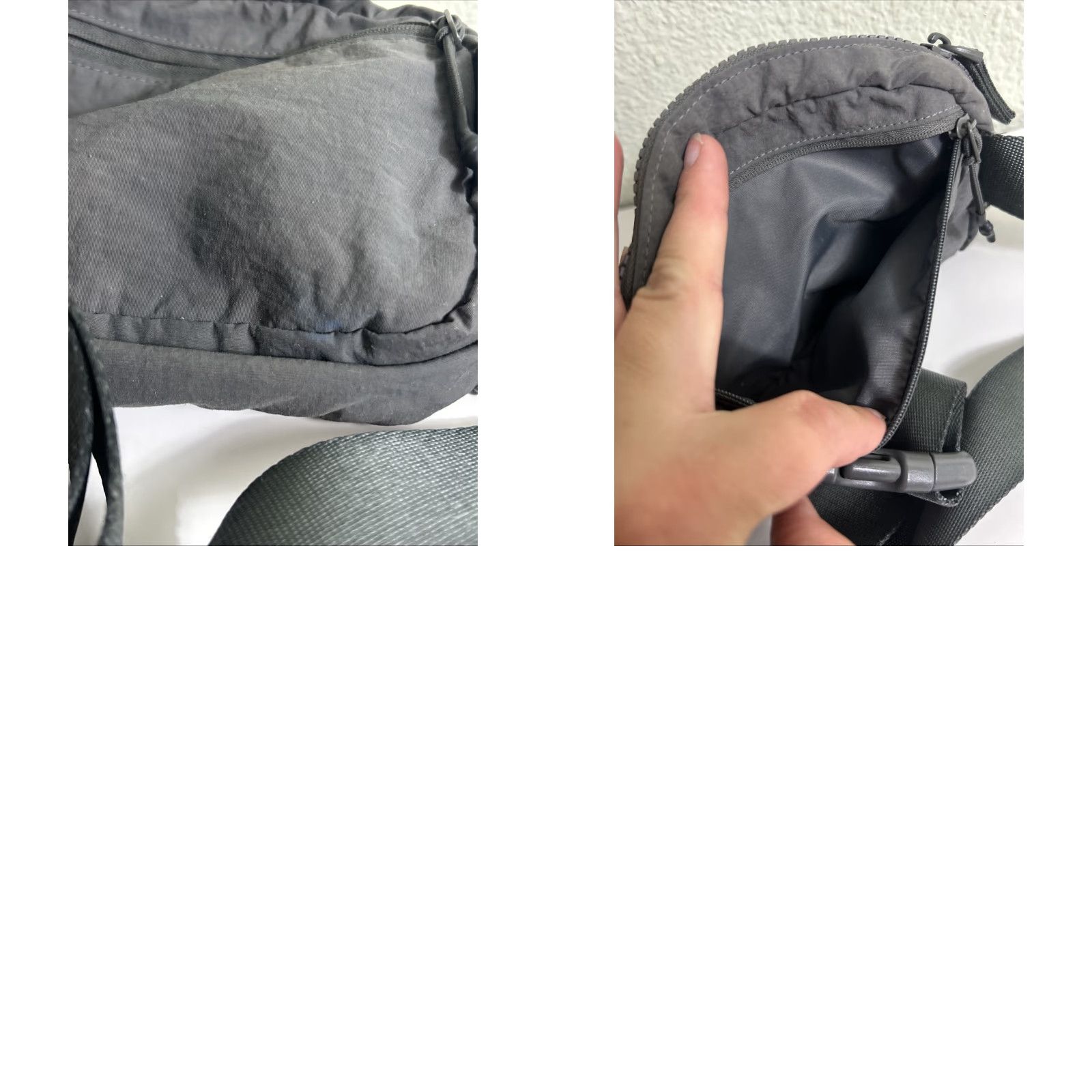 Olive Aslabcrew Crossbody Bag Waist Bag Olive 7x5x2 Nylon Women Fanny Pack Belt Bag & Fanny Pack Rose Beige Gray Lining Size ONE SIZE - 9 Thumbnail