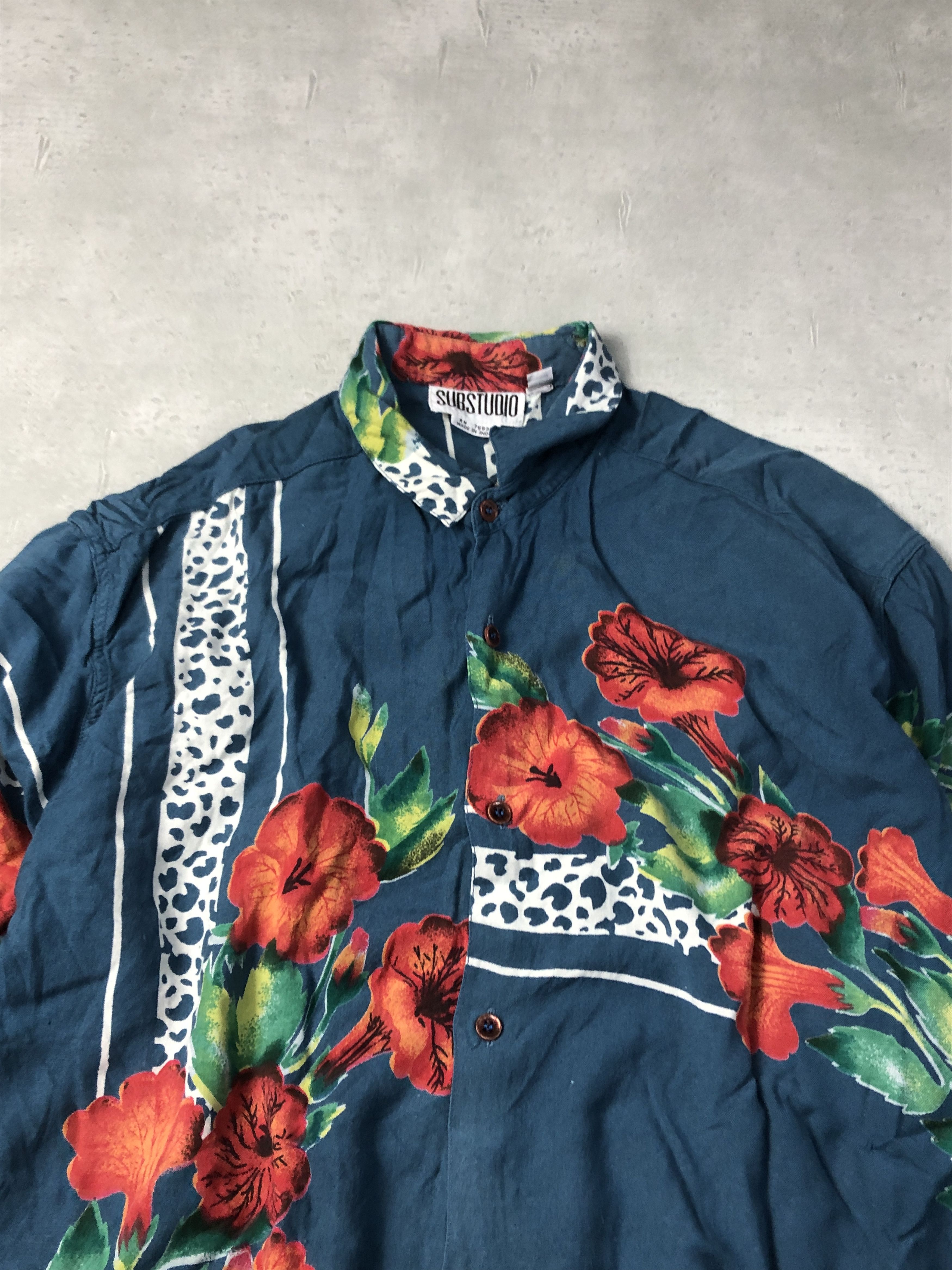 Vintage Vintage hawaiian shirt 27-1-7 124 Size US S / EU 44-46 / 1 - 5 Thumbnail