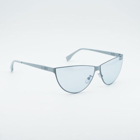 Fendi Fendi FE40138U 85V Sunglasses Blue Cat Eye Frame, Blue Lense Size ONE SIZE - 1 Thumbnail