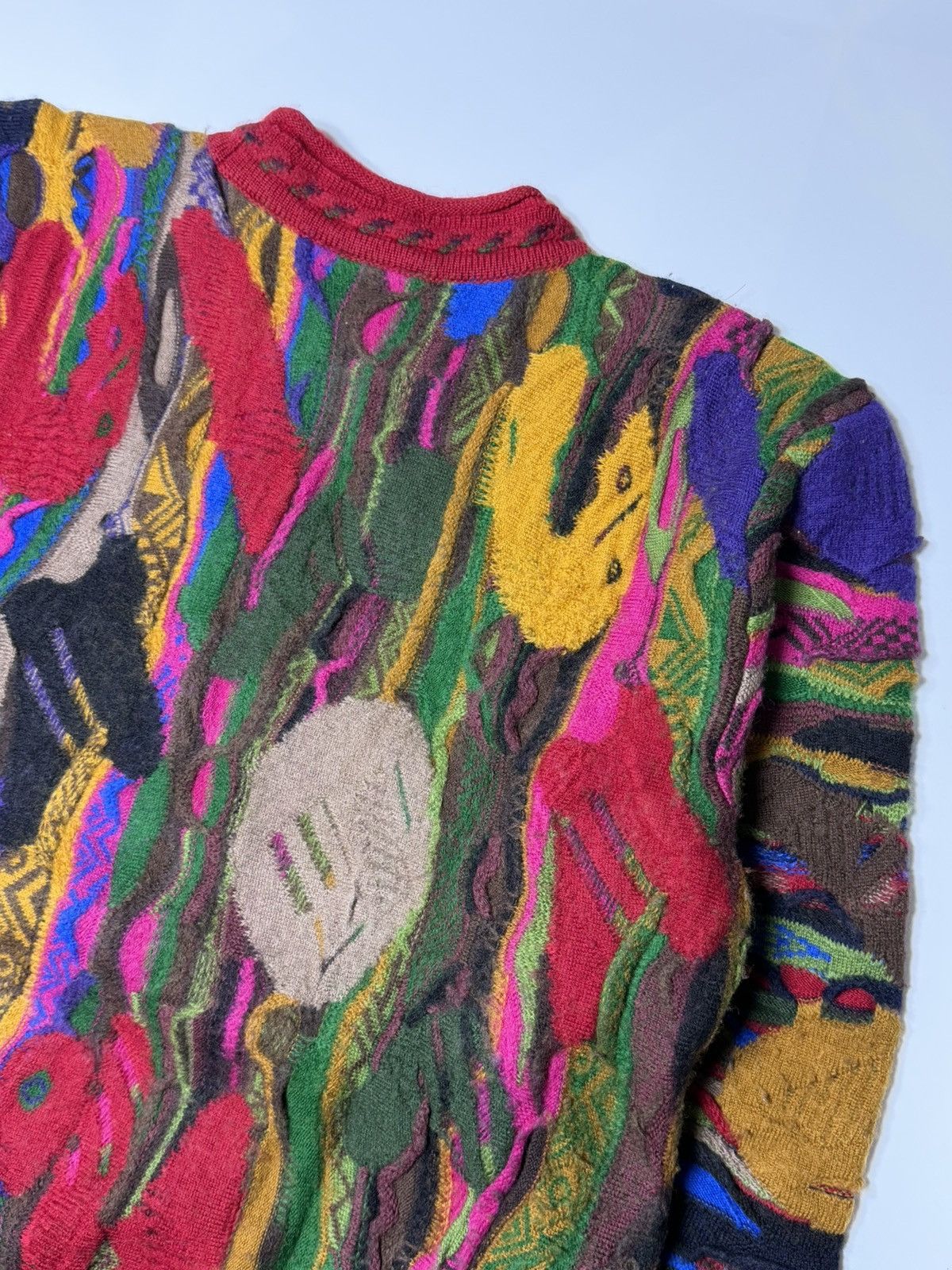 Coogi Coogi - 3D Wool Sweater Size US S / EU 44-46 / 1 - 10 Thumbnail