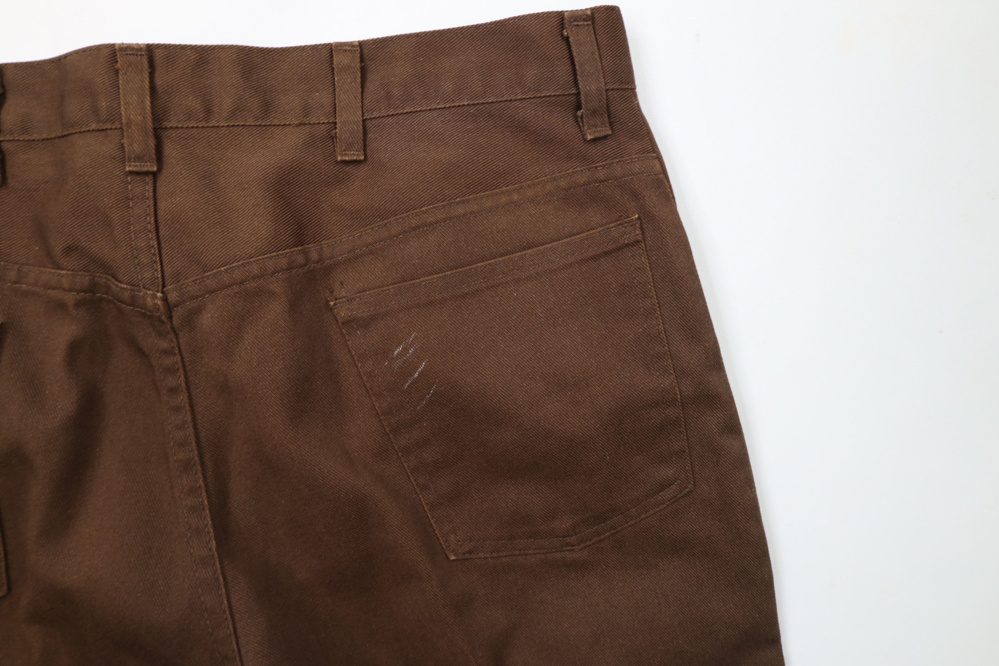 Vintage Vintage 70s Streetwear Wide Leg Bell Bottoms Jeans Brown USA Size US 36 / EU 52 - 9 Thumbnail