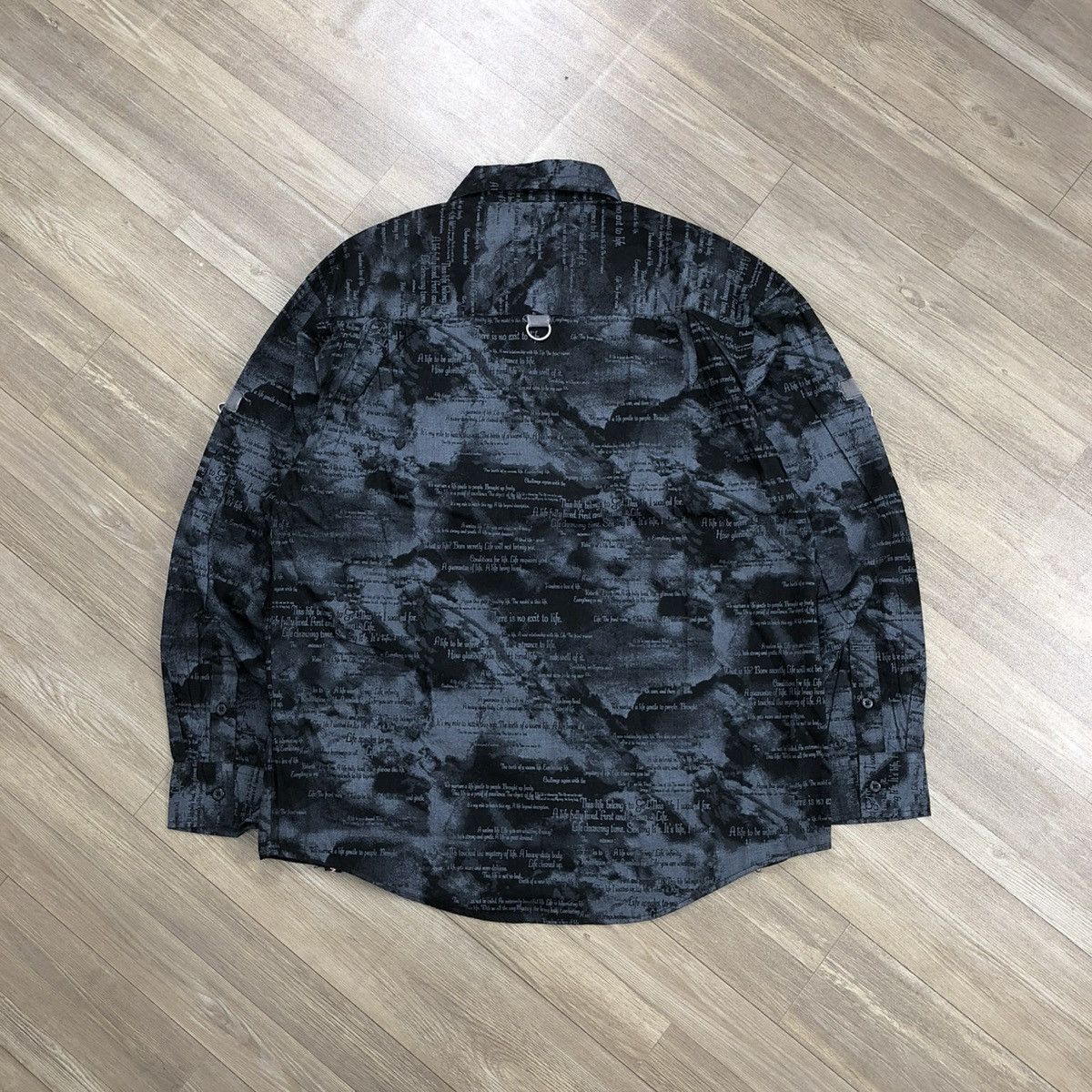 If Six Was Nine × Japanese Brand × Le Grande Bleu (L.G.B.) 2000s Slash Number H Anarchy Punk Lgb Style Button Shirt Size US M / EU 48-50 / 2 - 19 Thumbnail