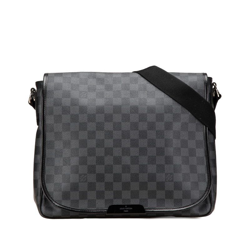 Louis Vuitton Louis Vuitton Daniel Mm Damier Graphite Shoulder Bag Canvas Crossbody Bag N58029 in Black
