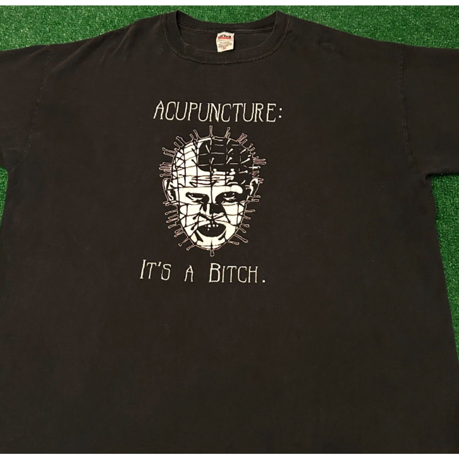 Anvil VINTAGE Hellraiser Pinhead Acupuncture Is A B*tch VTG Shirt Mens 3XL Horror Shirt Size US XXL / EU 58 / 5 - 3 Thumbnail