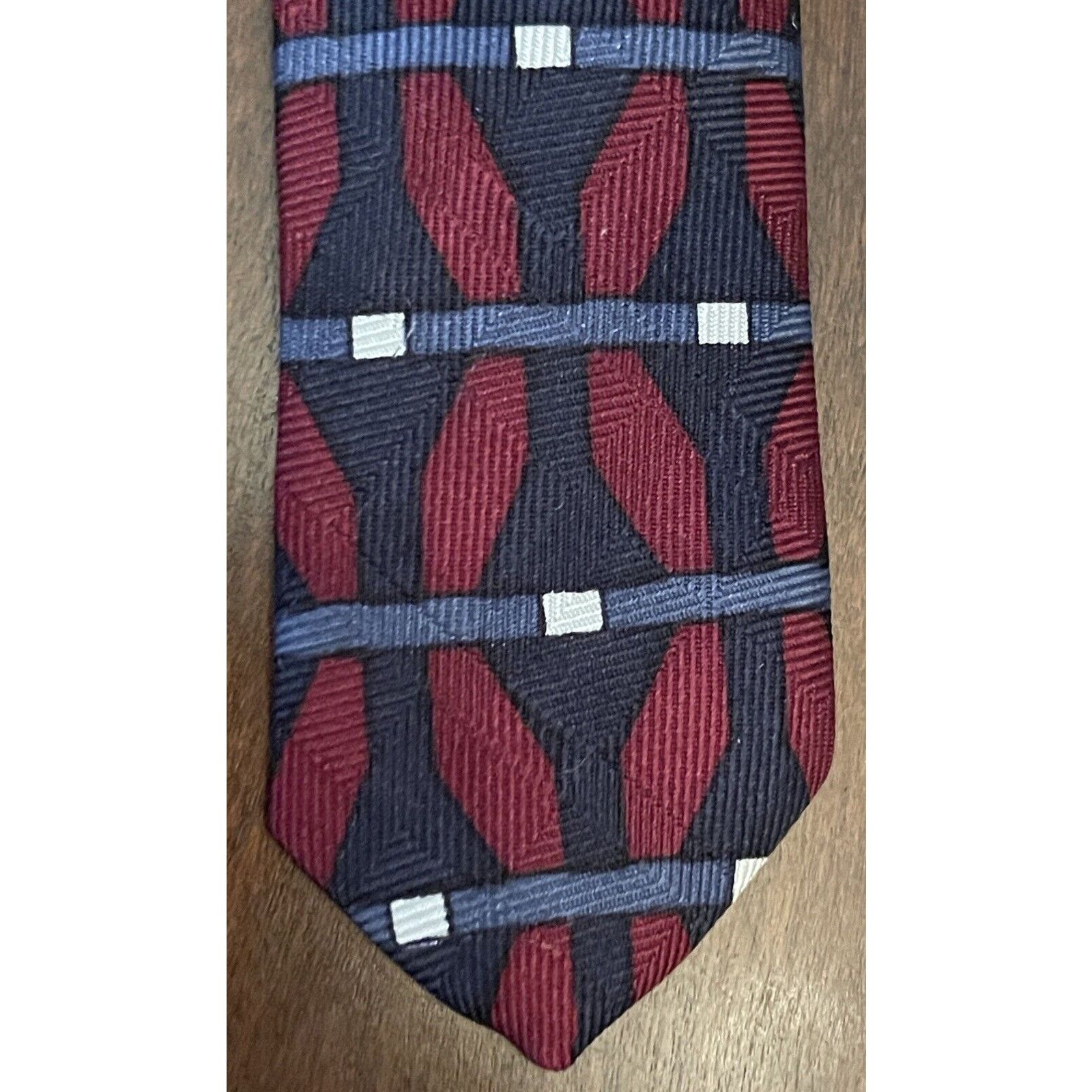 Other Xmi Hand Made 100% Imported Silk Men’s Neck Tie Made In Usa Size 44 - 7 Thumbnail