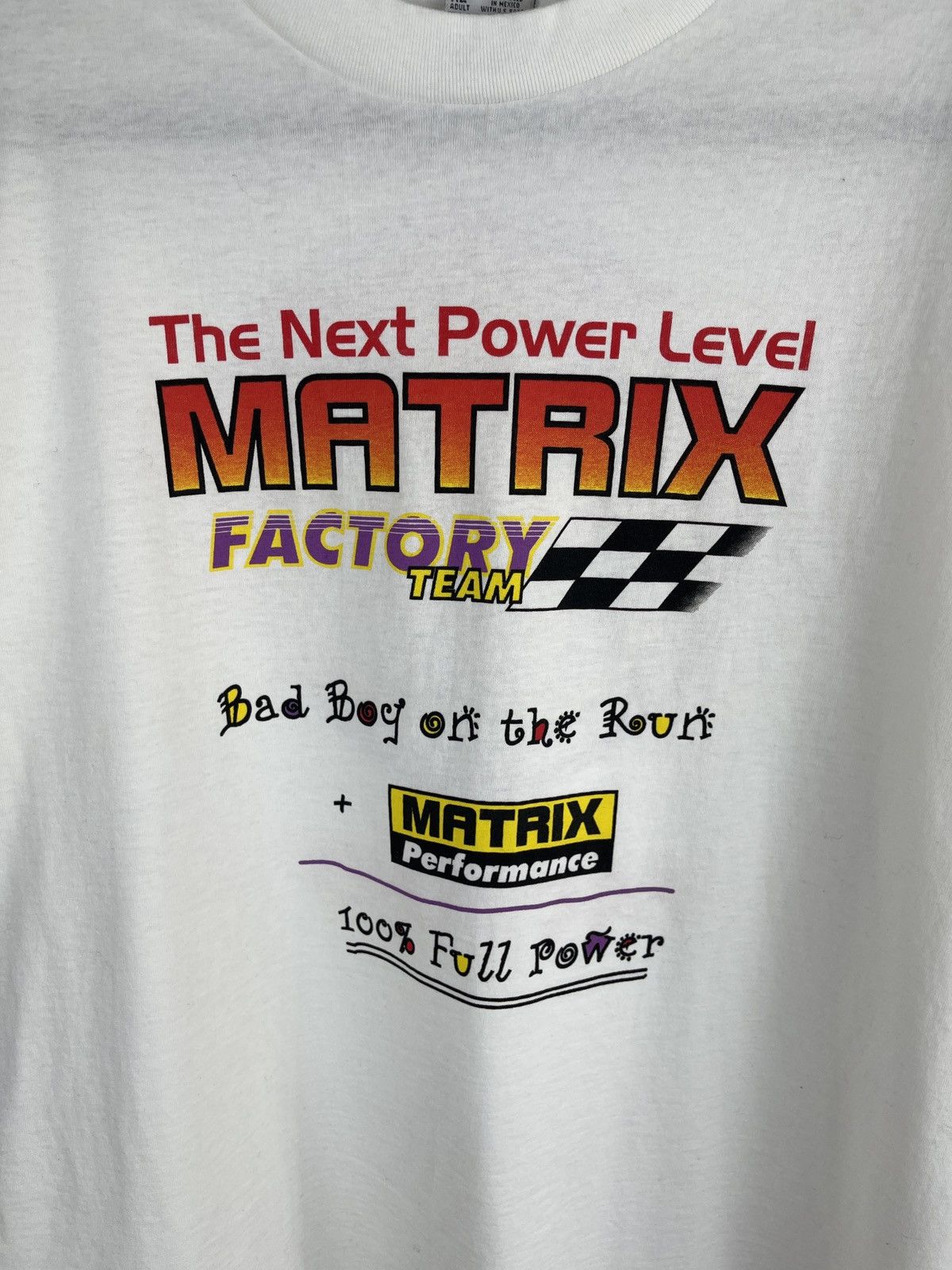 Vintage Basicss Matrix Technology Factory team vintage 90s tee Size US XL / EU 56 / 4 - 5 Thumbnail