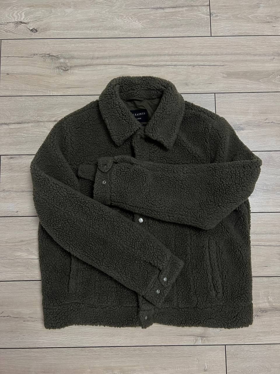 Allsaints Allsaints Bevin Sherpa Trucker Jacket Khaki Shirt 2XL Teddy Size US XXL / EU 58 / 5 - 5 Thumbnail