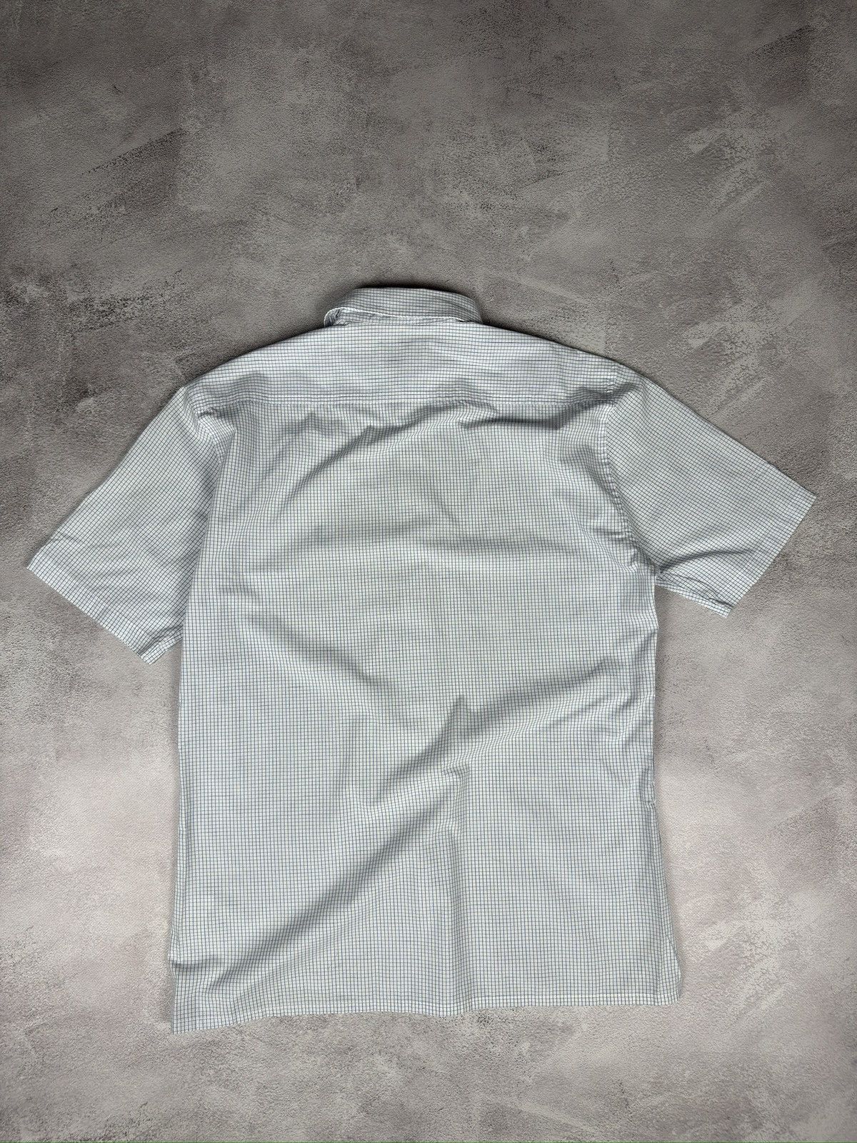 Yves Saint Laurent Vintage Yves Saint Laurent Short Sleeve Checkered Shirt Logo Size US M / EU 48-50 / 2 - 8 Thumbnail