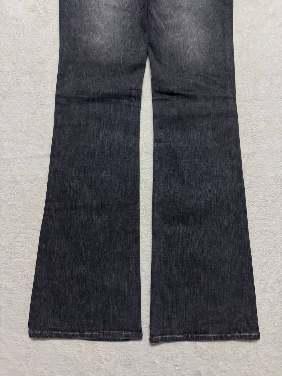 Other BELL BOTTOM 90s Style Japanese Mudwash Insane Bootcut Jeans Size US 27 - 18 Thumbnail