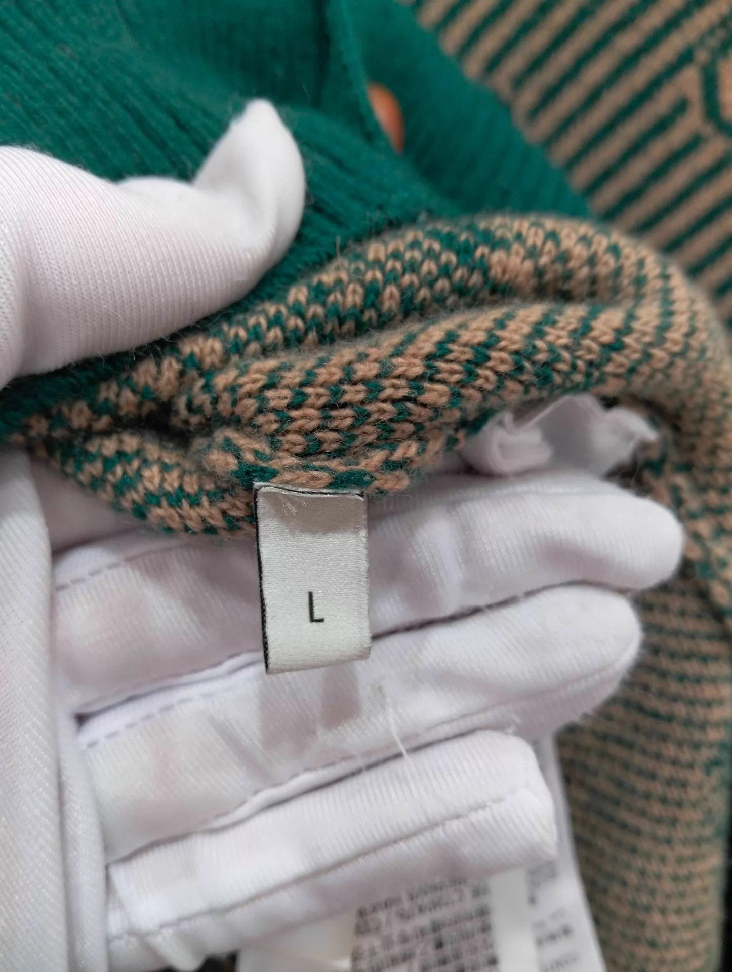 Gucci GUCCI GG Stripe Wool Cardigan L 95 New Size US L / EU 52-54 / 3 - 5 Thumbnail