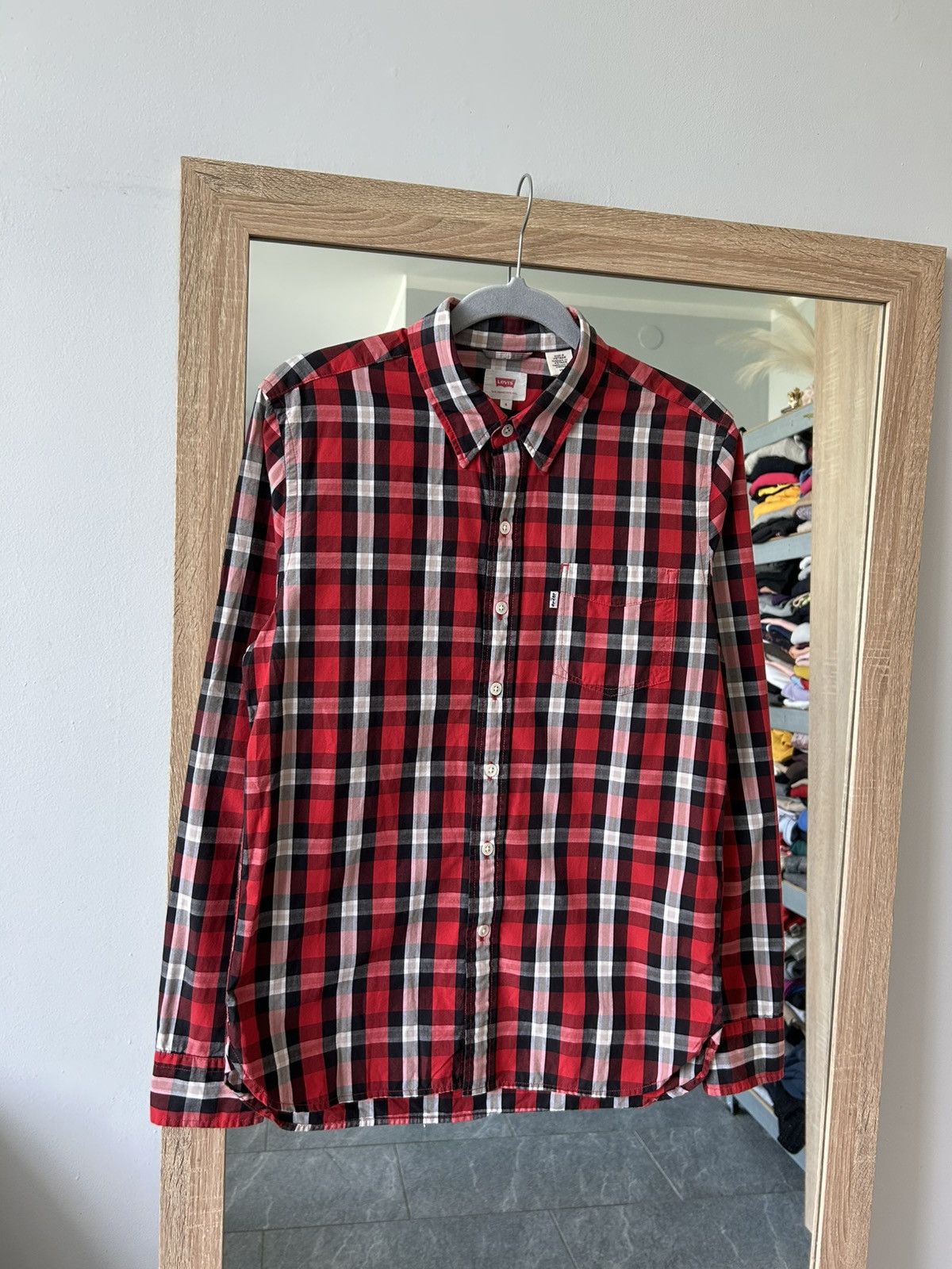 Levi's Levi’s shirt Levis LumberJack Style Sleeve Cotton RED Check Size US S / EU 44-46 / 1 - 3 Thumbnail