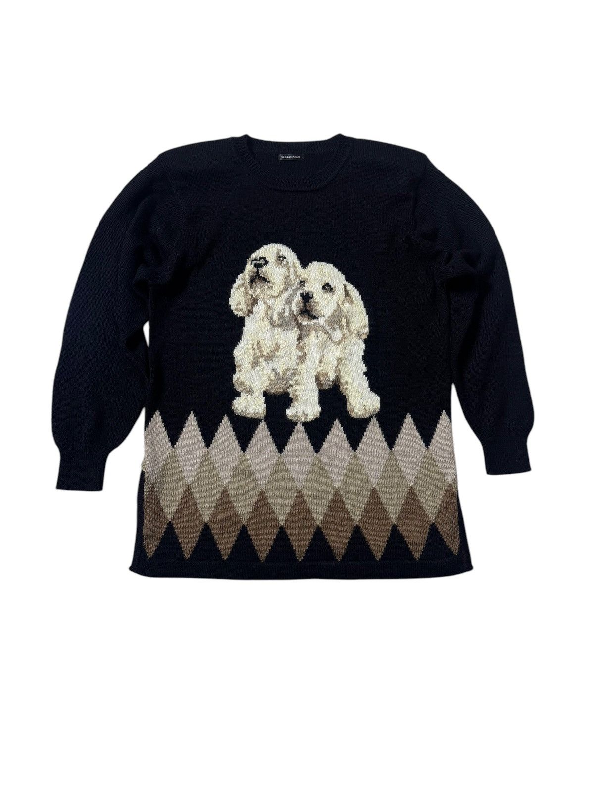 Sunlamail dog print knitwear