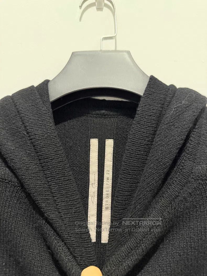 Rick Owens Rick Owens 22FW Show Same Black Hooded Sweater Hoodie Size US S / EU 44-46 / 1 - 4 Thumbnail