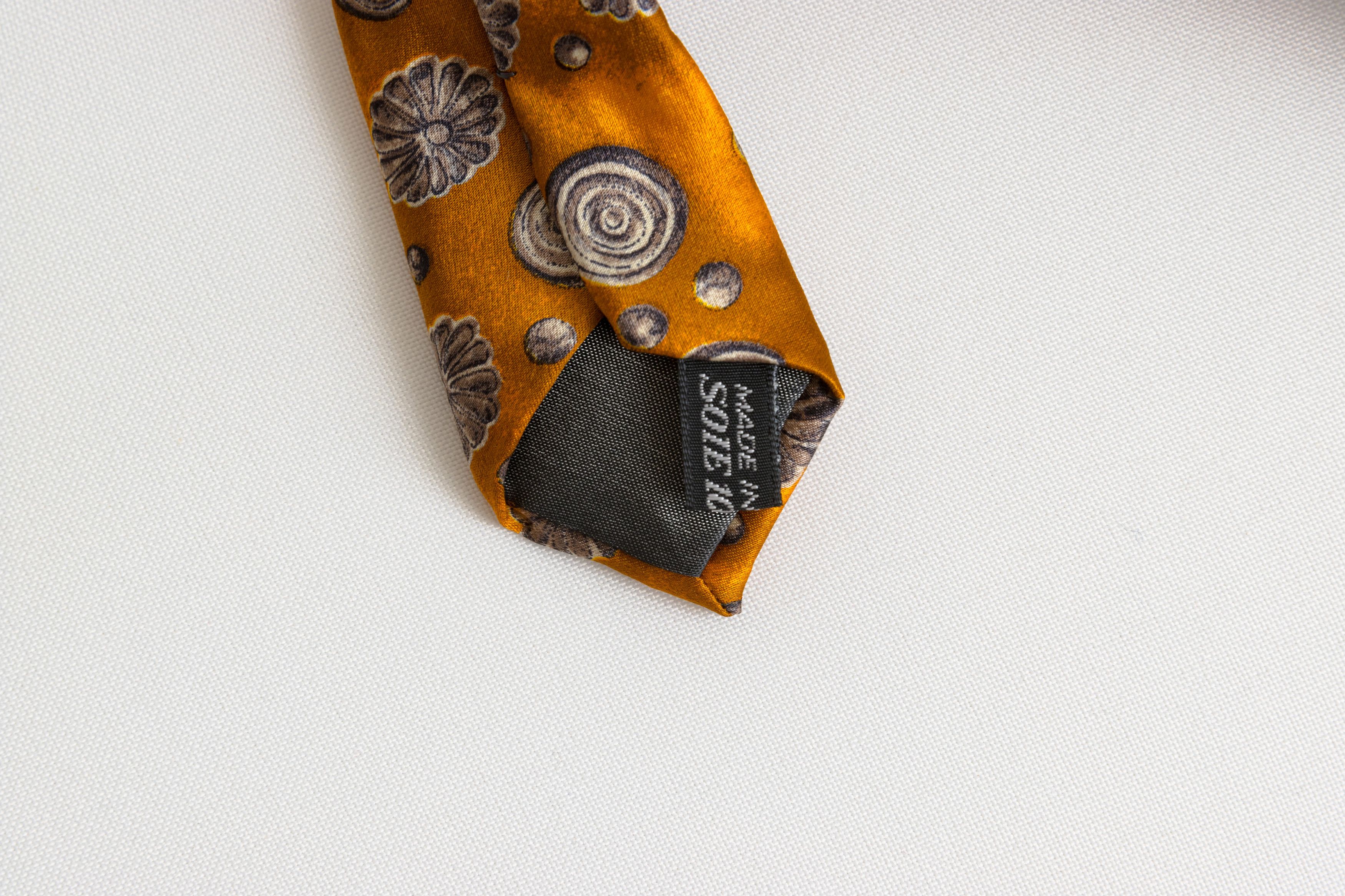Lanvin Lanvin made in France Tie abstract pattern Silk necktie Size ONE SIZE - 9 Thumbnail