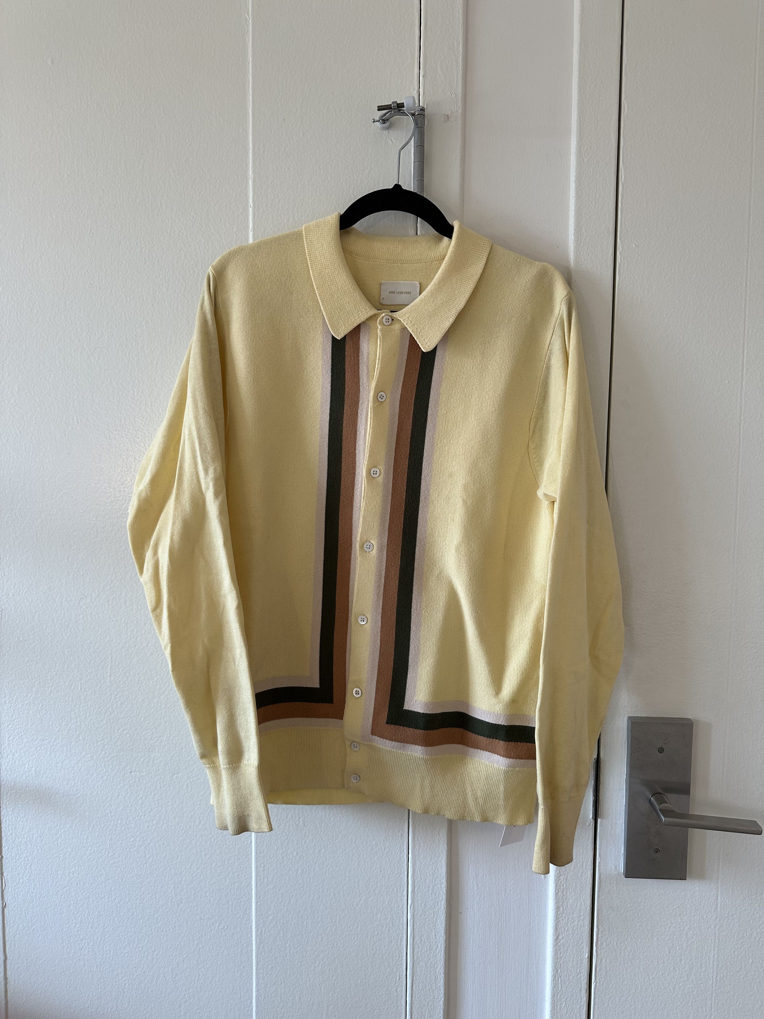 Aime Leon Dore Aime Leon Dore Knit Cardigan Size US S / EU 44-46 / 1 - 1 Thumbnail