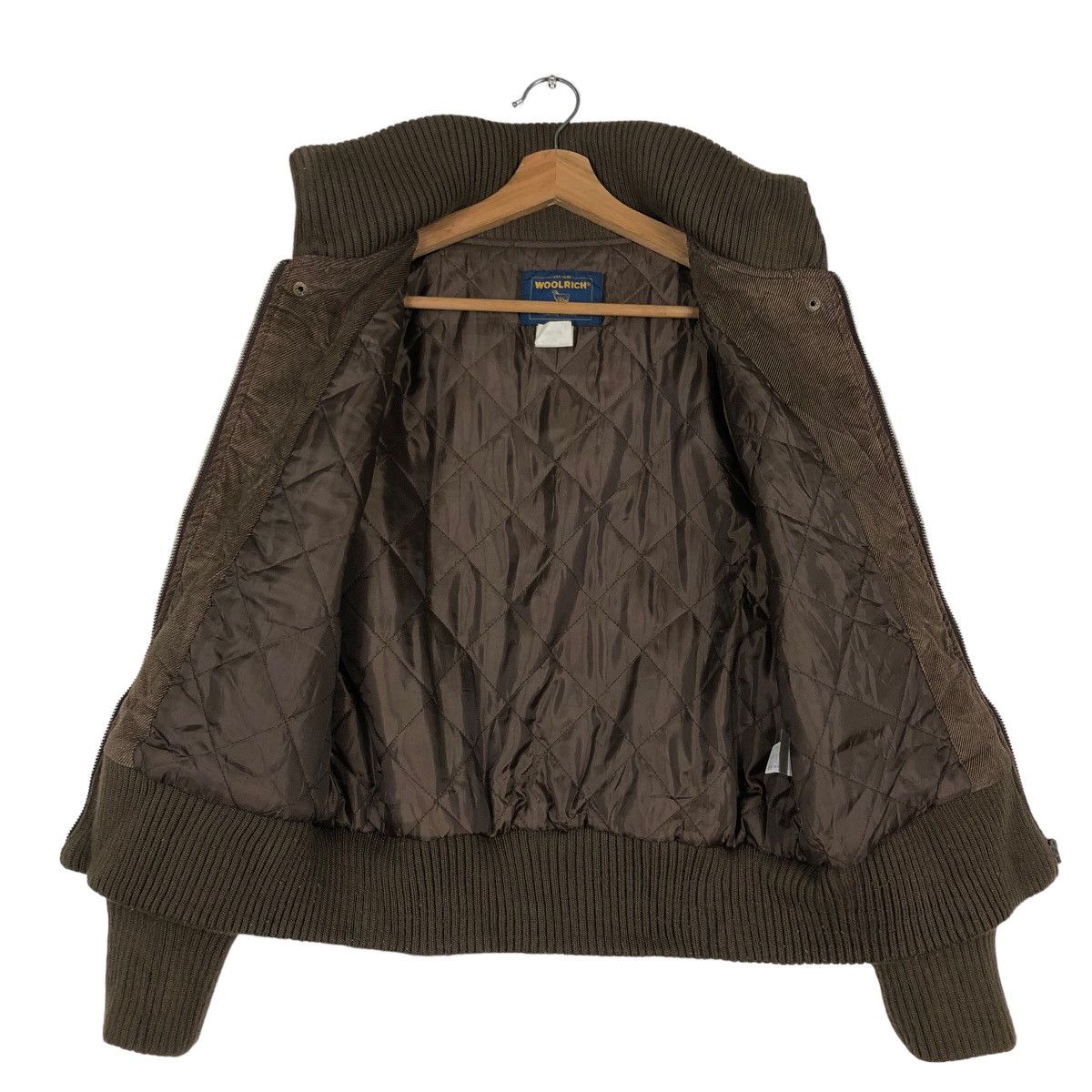 Woolrich Woolen Mills 🔥Vintage Cropped Biker Jacket Woolrich Corduroy Zipper Size US M / EU 48-50 / 2 - 14 Thumbnail
