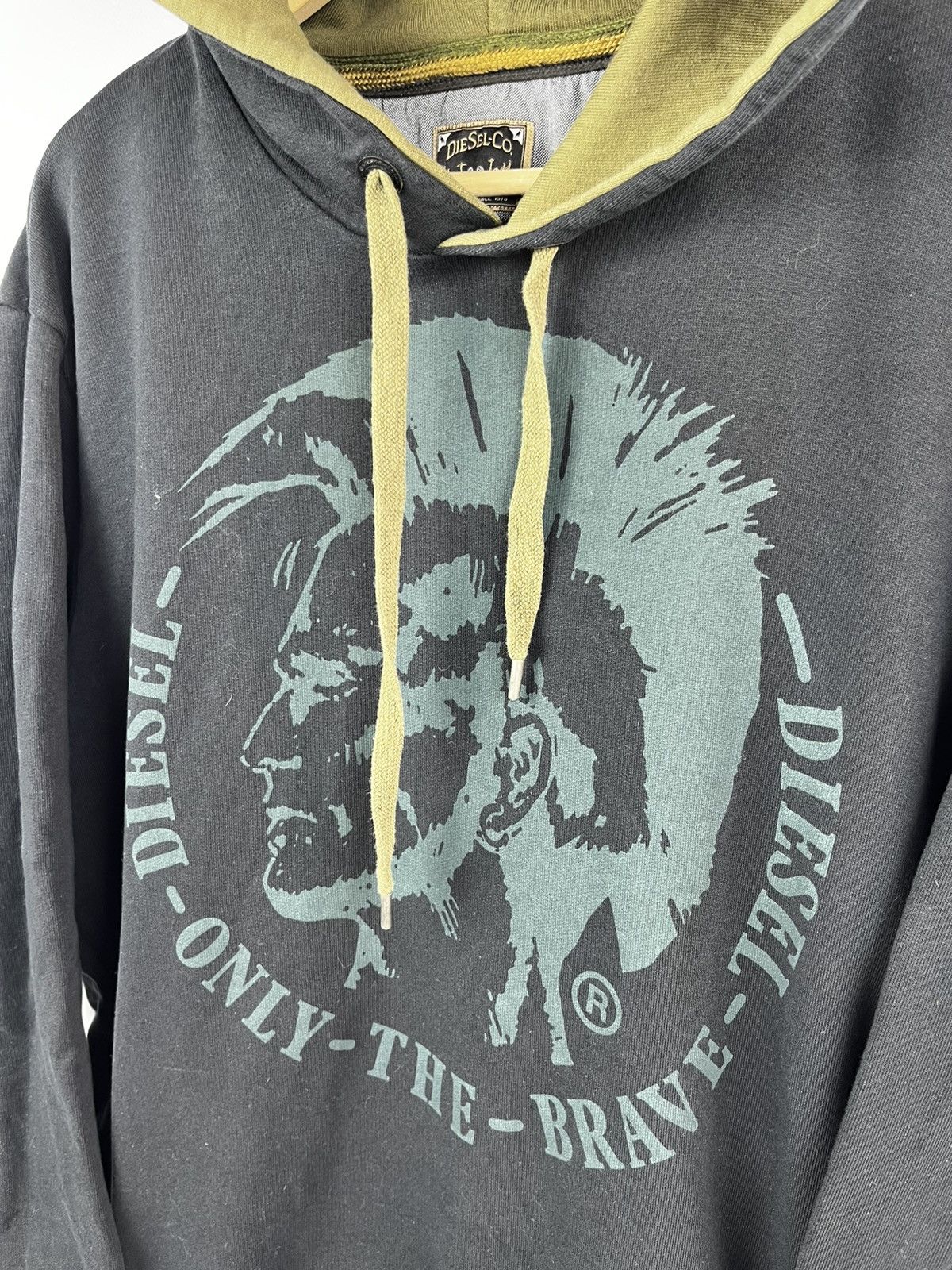 Diesel Diesel punk hoodie vintage big logo y2k Size US XXL / EU 58 / 5 - 3 Thumbnail