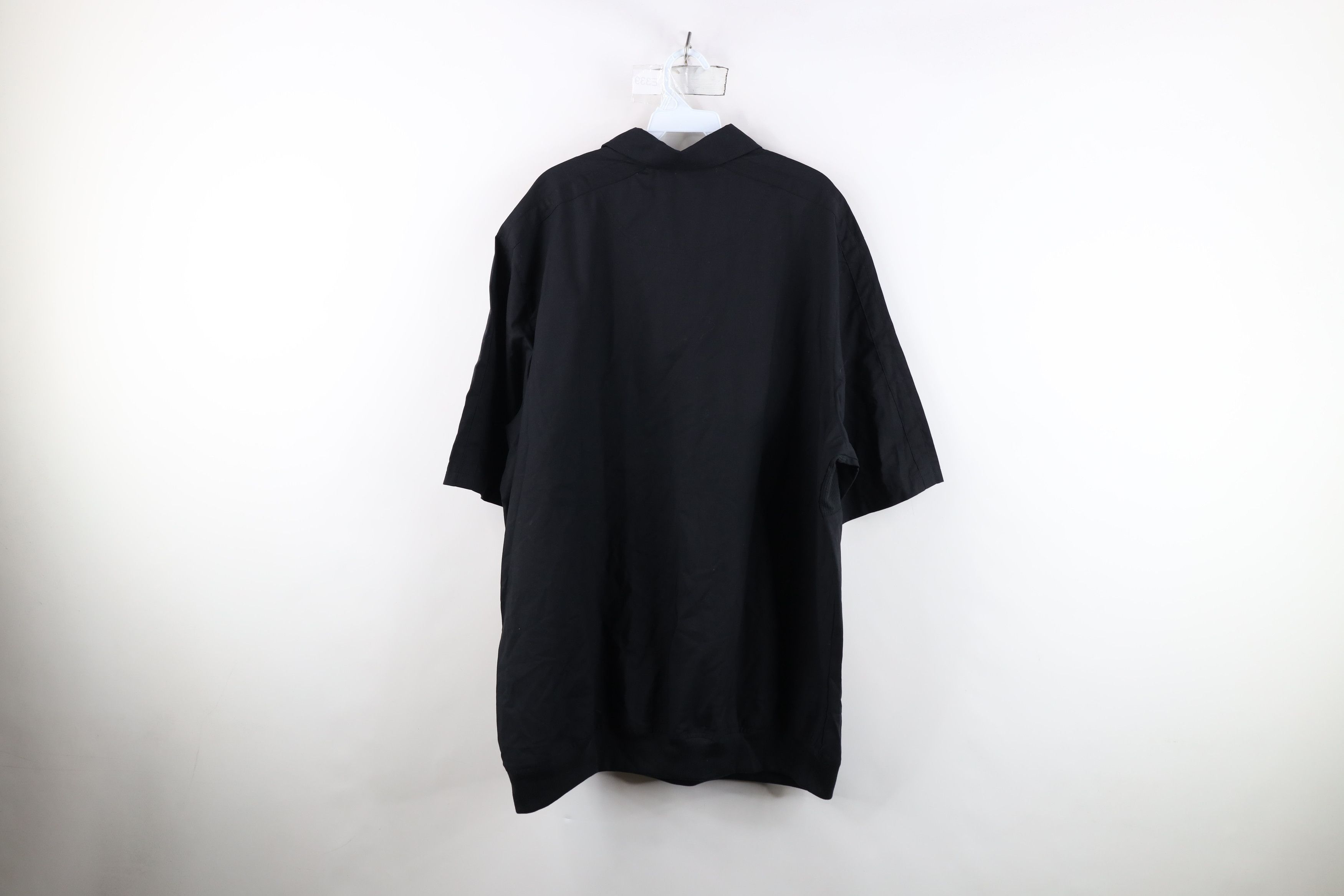 Vintage Vintage 90s Streetwear Collared Pullover Polo Shirt Black Size US XXL / EU 58 / 5 - 11 Thumbnail