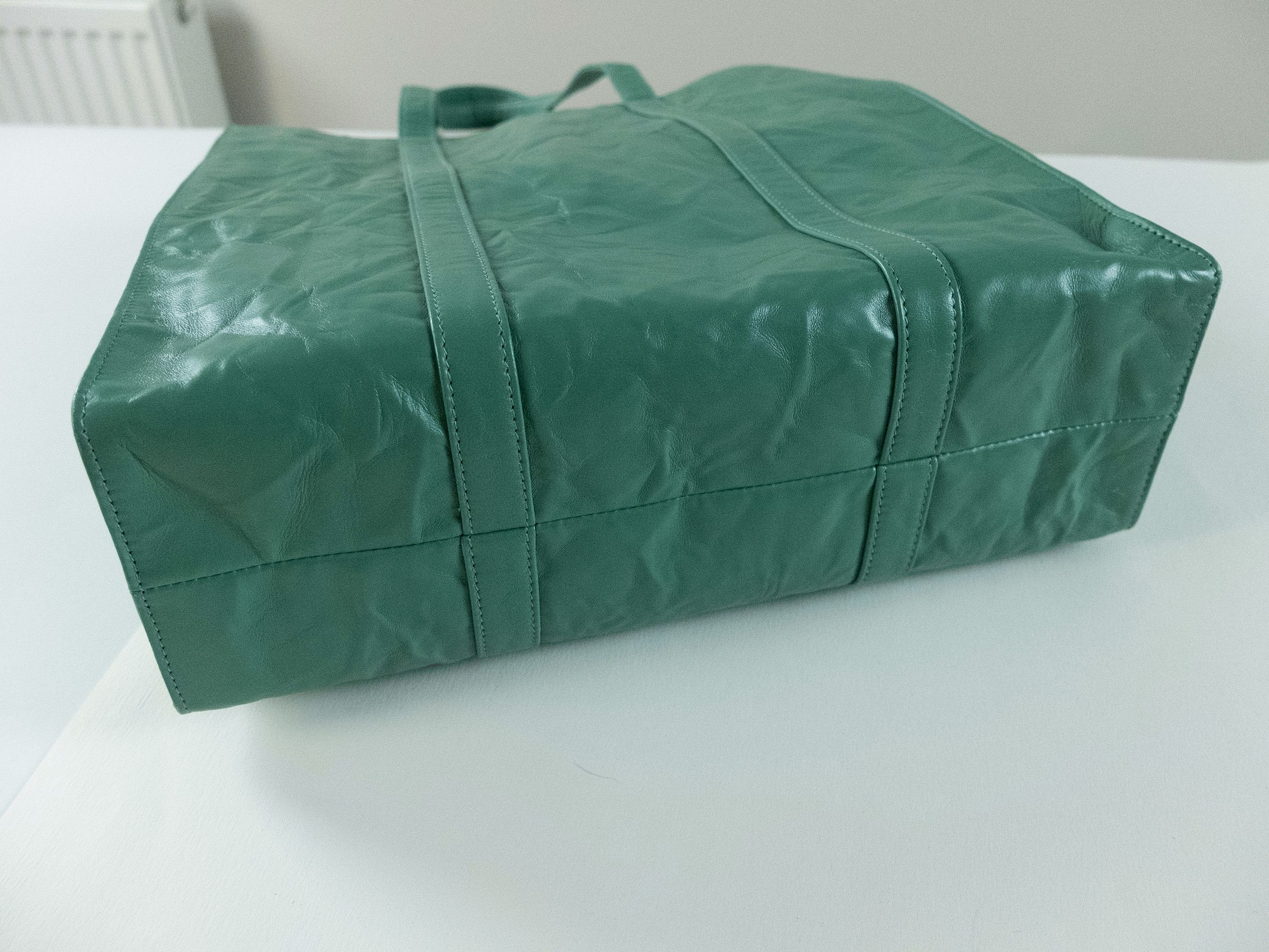 Prada PRADA sage green wrinkled effect antique nappa leather tote Size ONE SIZE - 11 Thumbnail