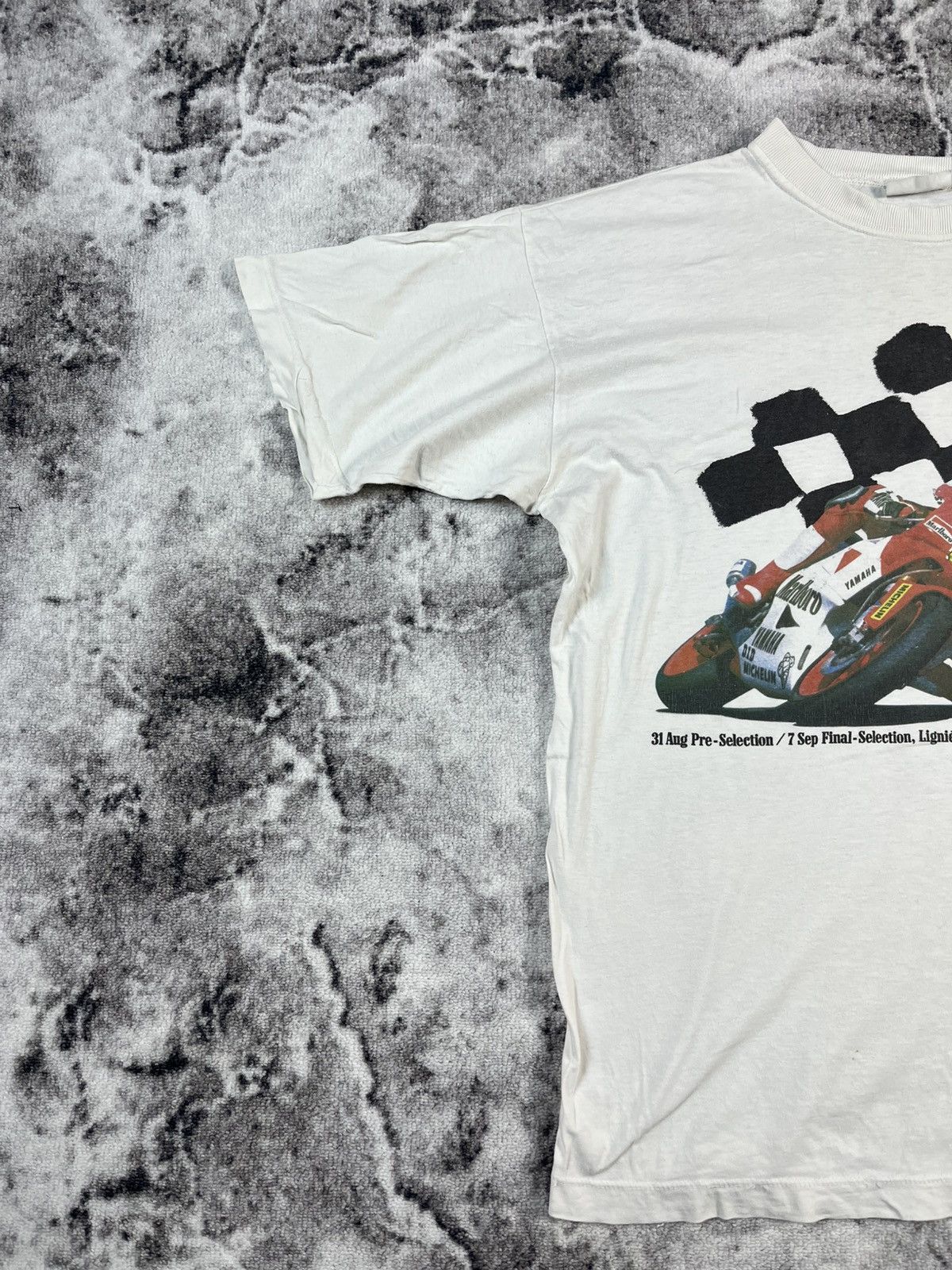 Marlboro Vintage Marlboro Racing Event 91 Moto Tee Size US XL / EU 56 / 4 - 2 Thumbnail