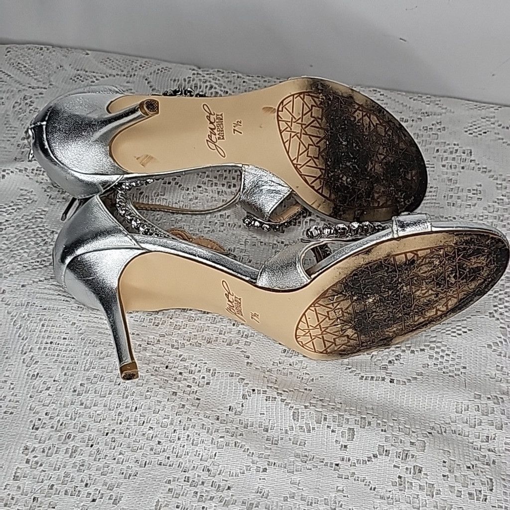 Badgley Mischka Badgley Mischka Quest Jewel leather rhinestones heels 7.5 Size US 7.5 / IT 37.5 - 8 Thumbnail