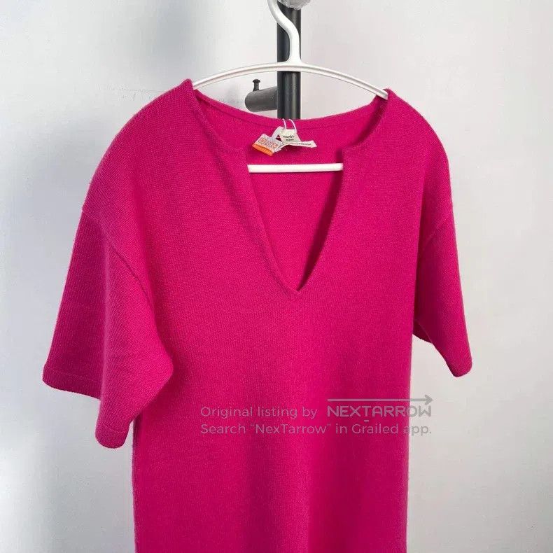 Hermes Hermes Cashmere Dress, Magenta, Purple Size XS / US 0-2 / IT 36-38 - 3 Thumbnail