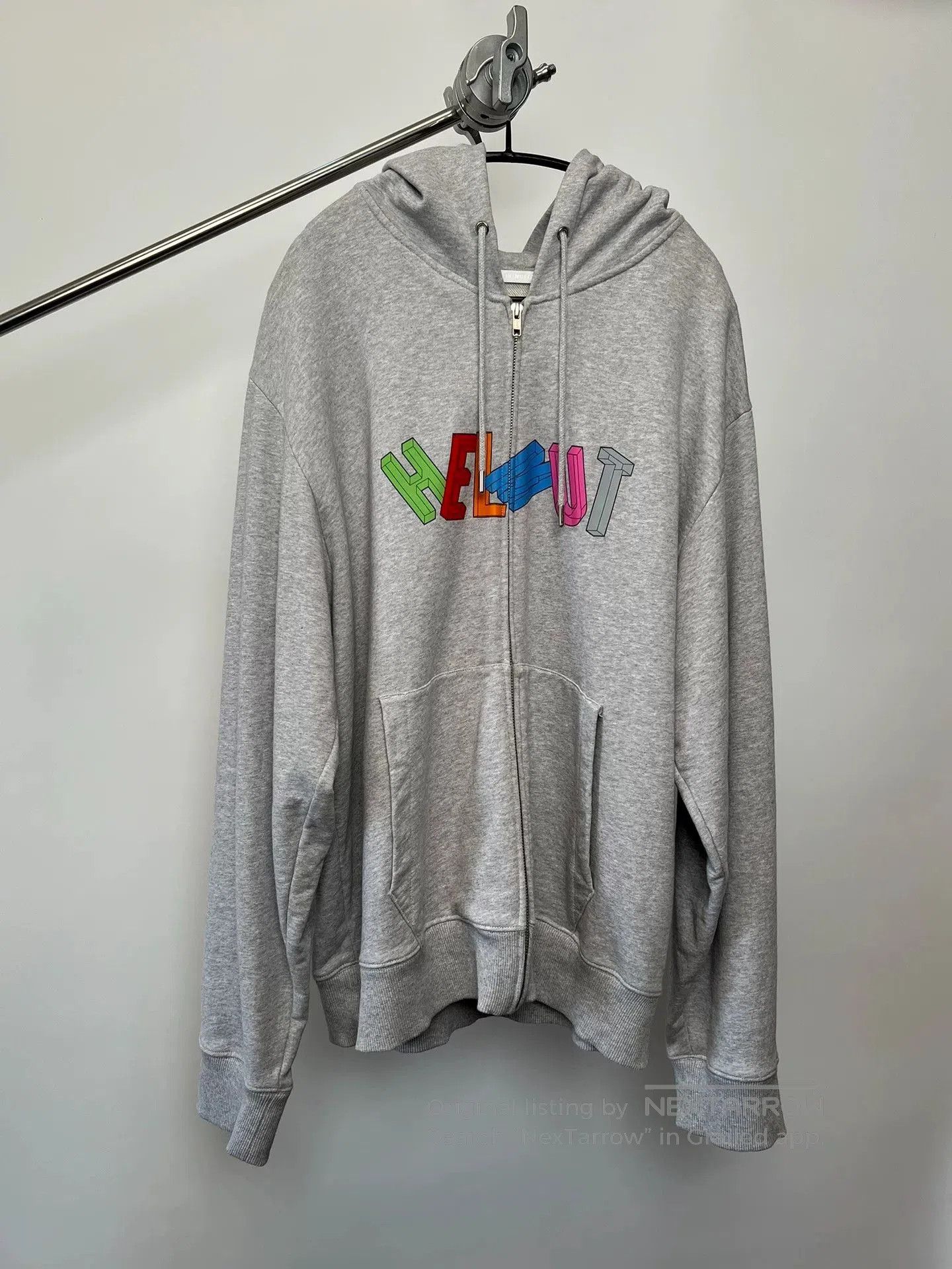 Helmut Lang Helmut Lang Colorful Print Zip Sweatshirt. Size US XL / EU 56 / 4 - 2 Thumbnail