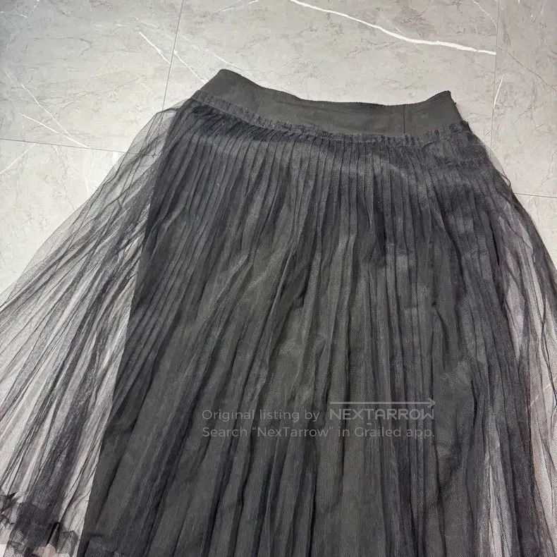 Comme des Garcons Comme Des Garcons size M Black vintage gauze design half s Size 23" - 3 Thumbnail