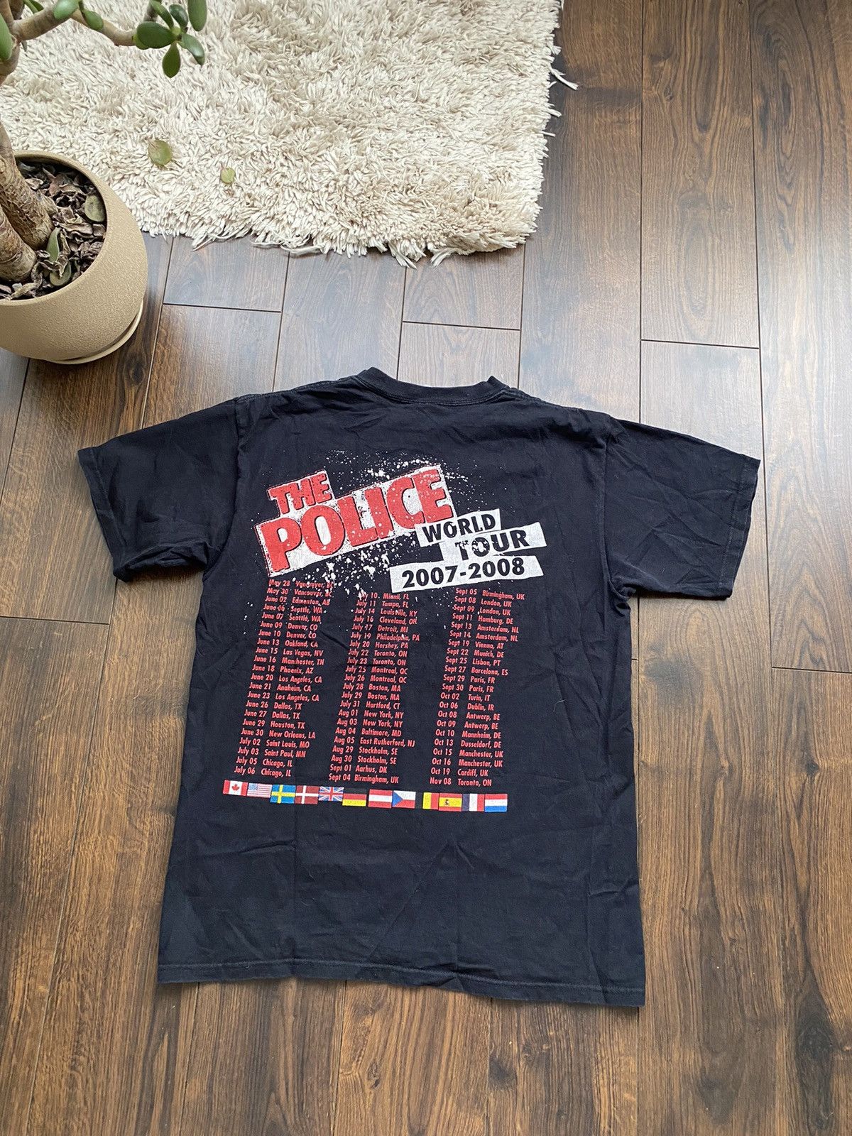 Band Tees The Police World Tour 2007-2008 Tour t shirt Size US L / EU 52-54 / 3 - 3 Thumbnail