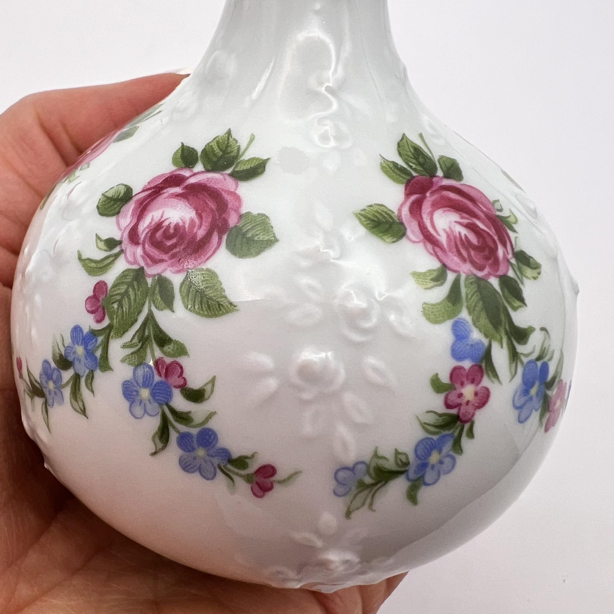 Vintage Antique Wallendorf 1764 Porcelain Perfume Bottle flask Size ONE SIZE - 3 Thumbnail